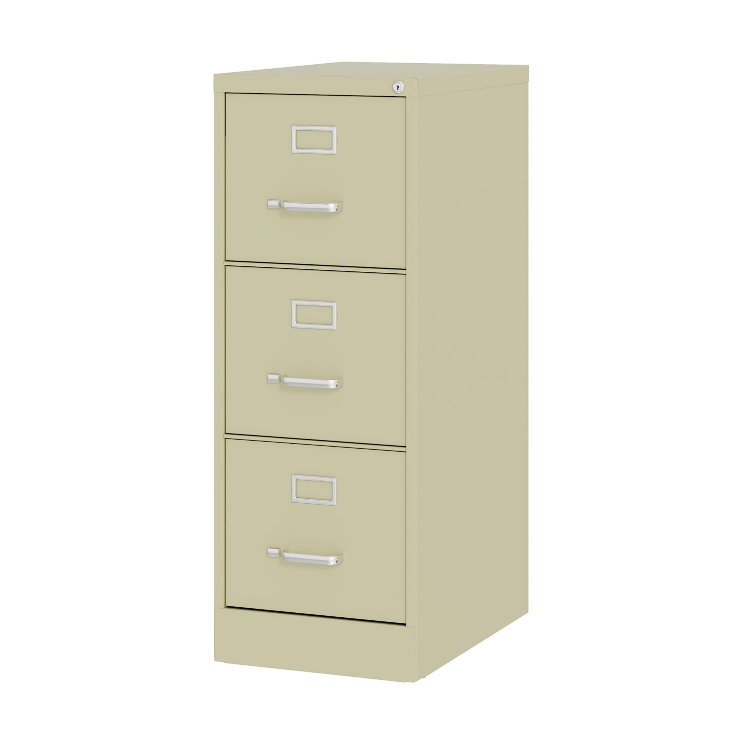 Hirsh Commercial 22inD Vertical 3-Drawer File Cabinet, Putty - Image 4