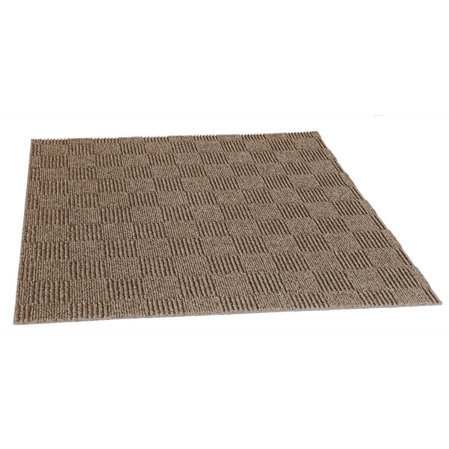 Foss Floors Crochet Peel & Stick Carpet Tiles, 24in x 24in, Chestnut, Set Of 15 Tiles - Image 4