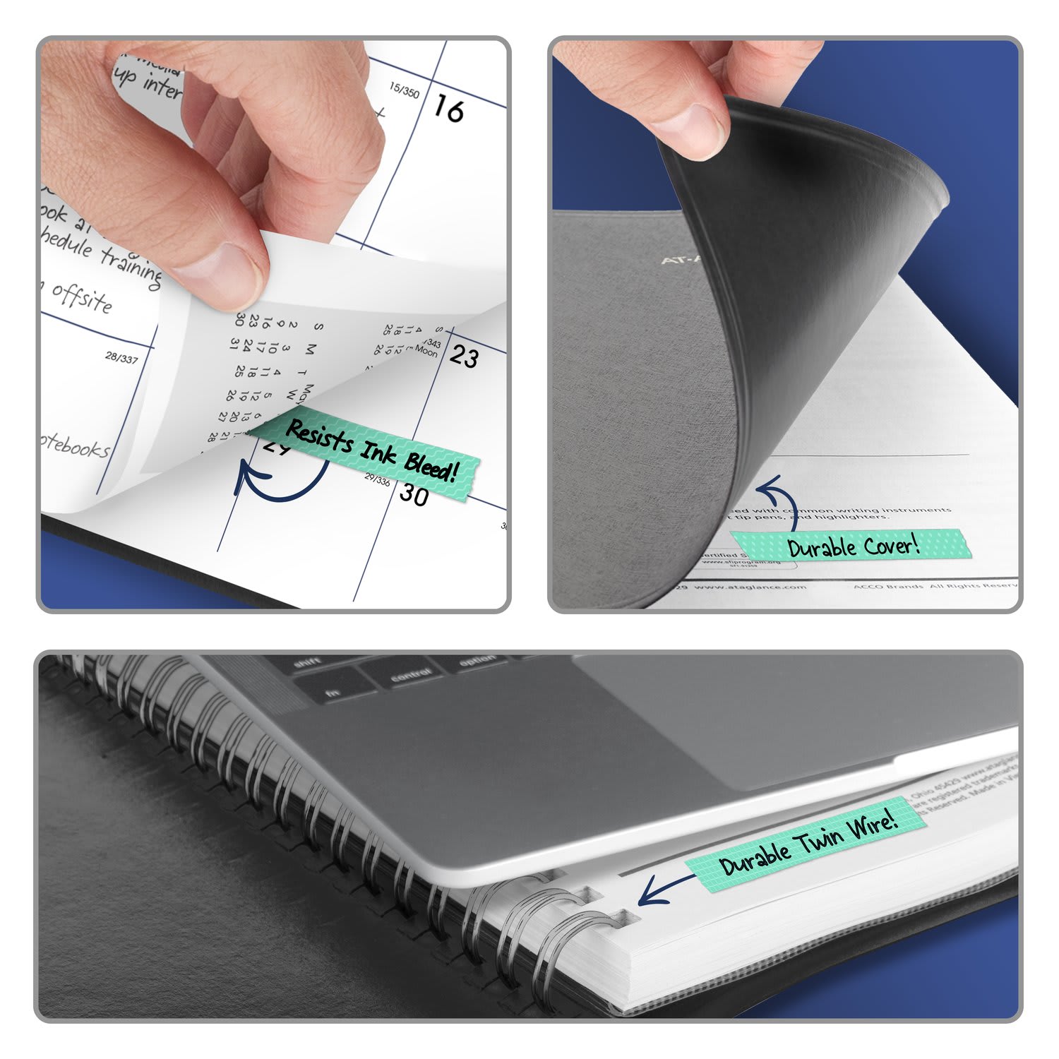 AT-A-GLANCE DayMinder 2027 Monthly Planner, Black, Medium, 7in x 8 3/4in - Image 5