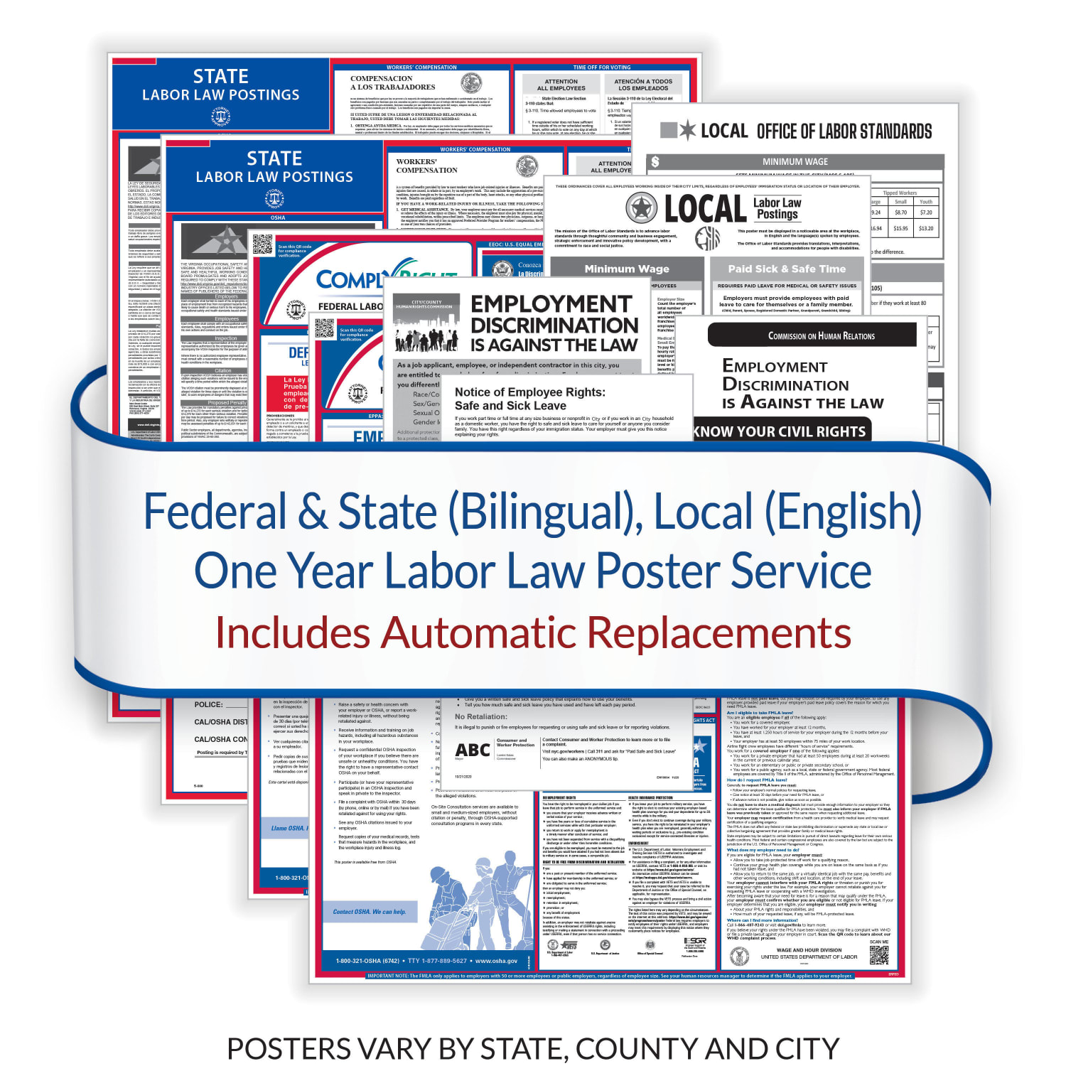 ComplyRight Federal, State and Local Labor Law 1-Year Poster Service, Bilingual, Virginia - Image 3