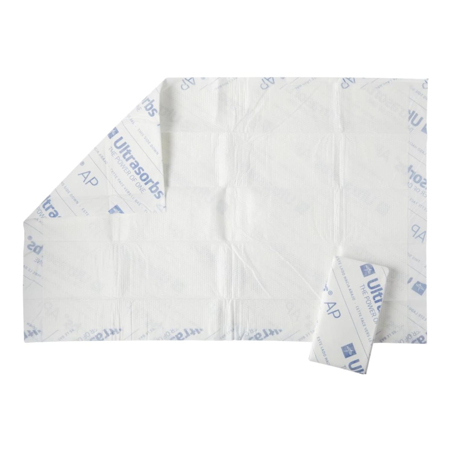 Ultrasorbs AP Air-Permeable Dry Pads, 31in x 36in, White, 10 Pads Per Bag, Case Of 4 Bags - Image 3