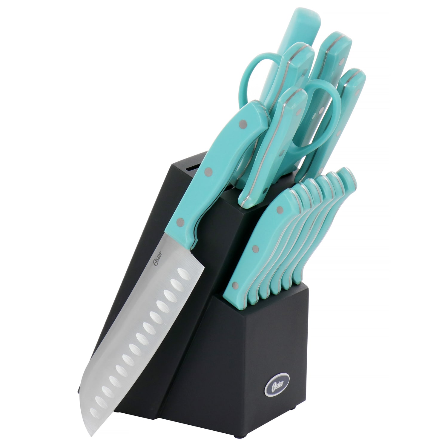 Oster Evansville 14-Piece Cutlery Set, Light Blue - Image 4