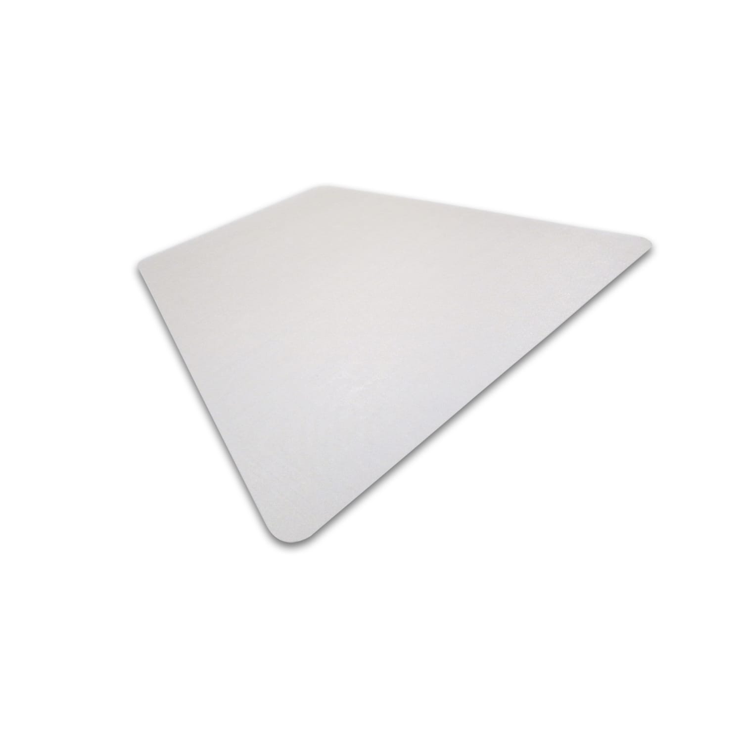 Floortex Ultimat Polycarbonate Corner Workstation Chair Mat For Hard Floors, 48in x 60in, Clear - Image 4