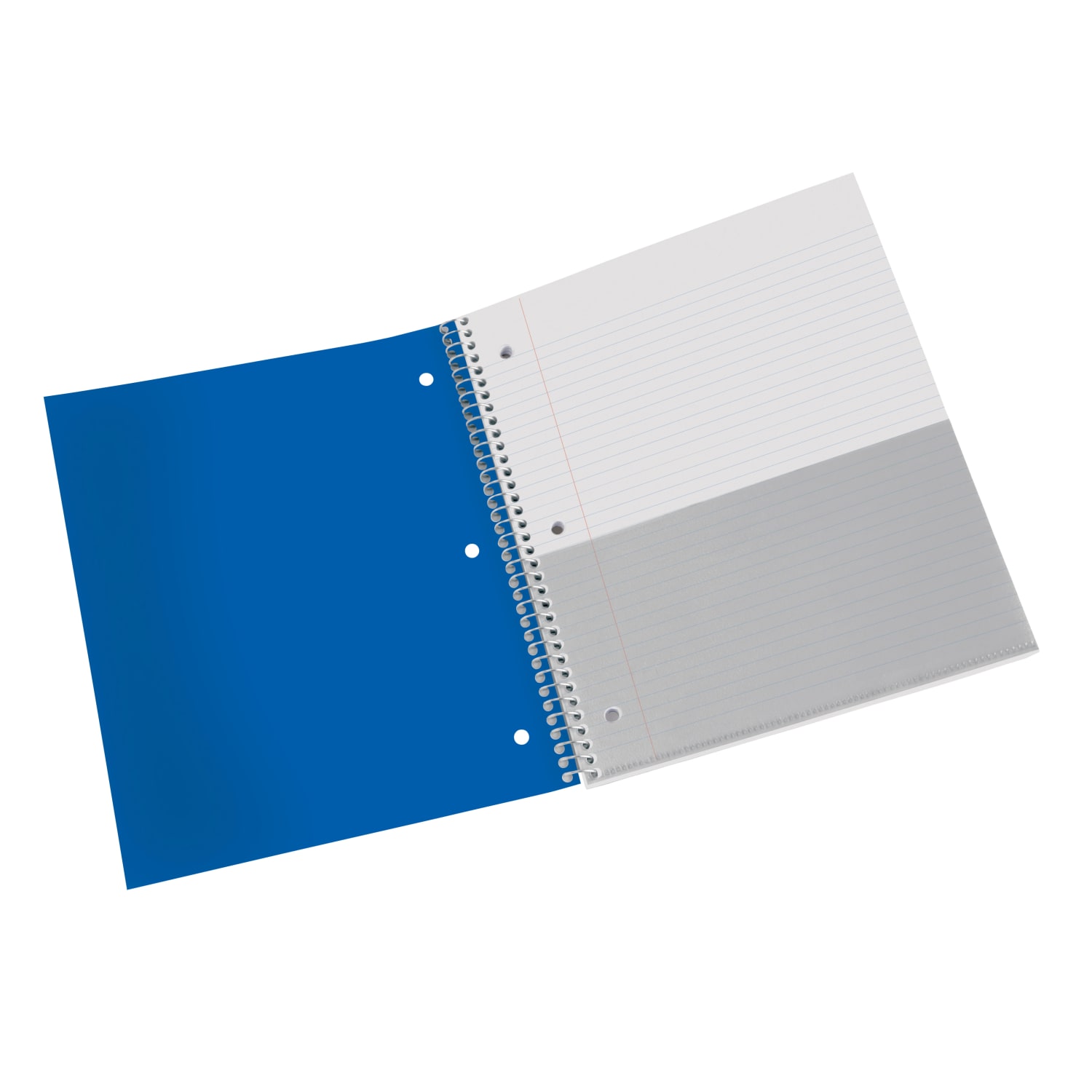 Office Depot Brand Stellar Poly Notebook, 8-1/2in x 11in, 5 Subject, College Ruled, 200 Sheets, Blue - Image 4