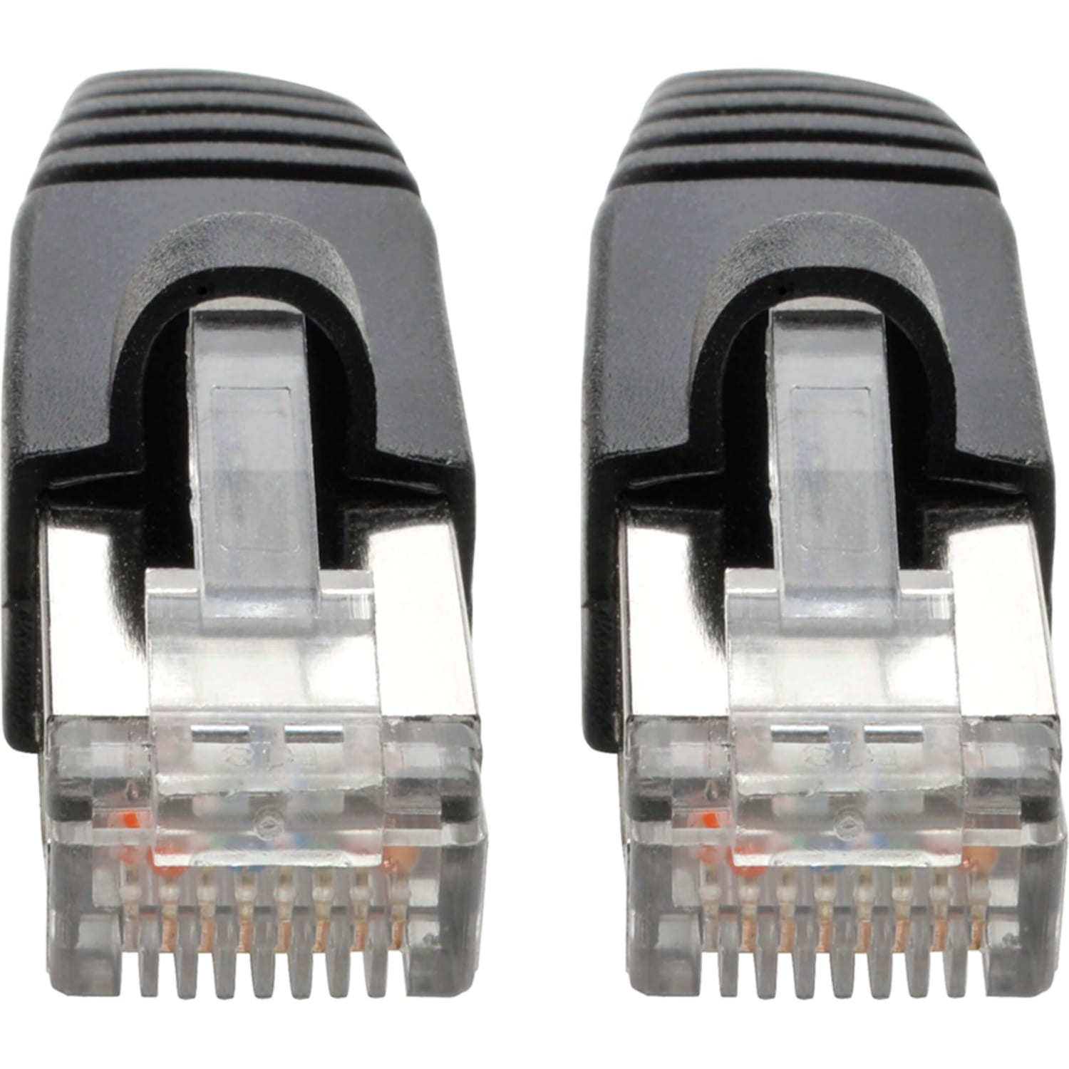 Tripp Lite Cat6a Snagless Shielded STP Patch Cable 10G, PoE Black M/M 30ft - First End: 1x RJ-45 Male Network - N262030BK - Image 4