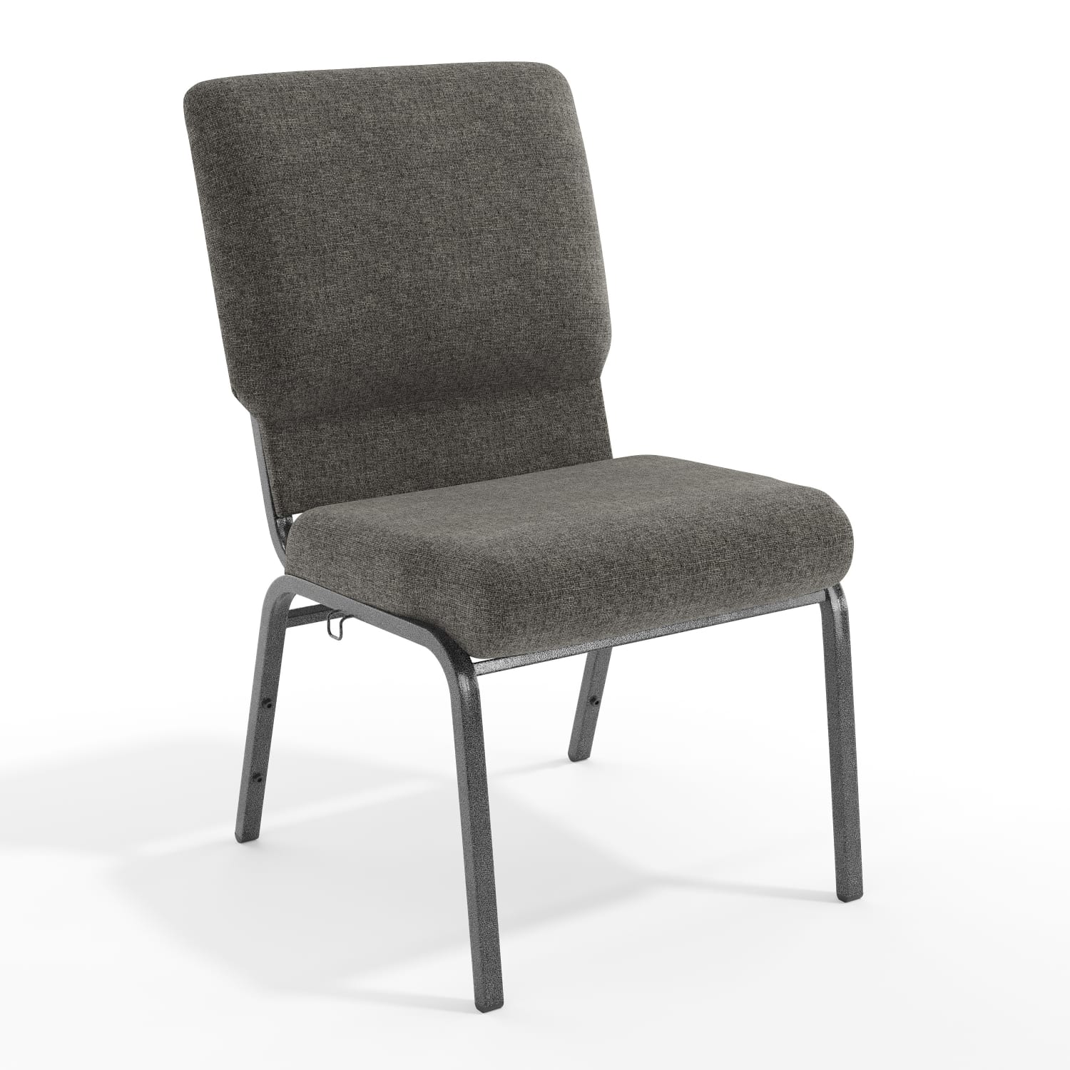 Flash Furniture Advantage Church Chair, Charcoal Gray/Silver Vein, PCHT111