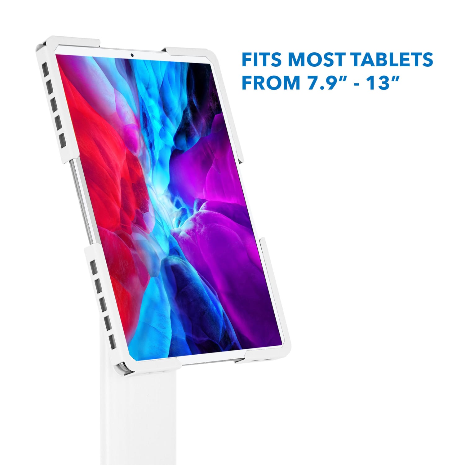 Mount-It! MI-3788B Universal Tablet Floor Kiosk, Black - Image 3