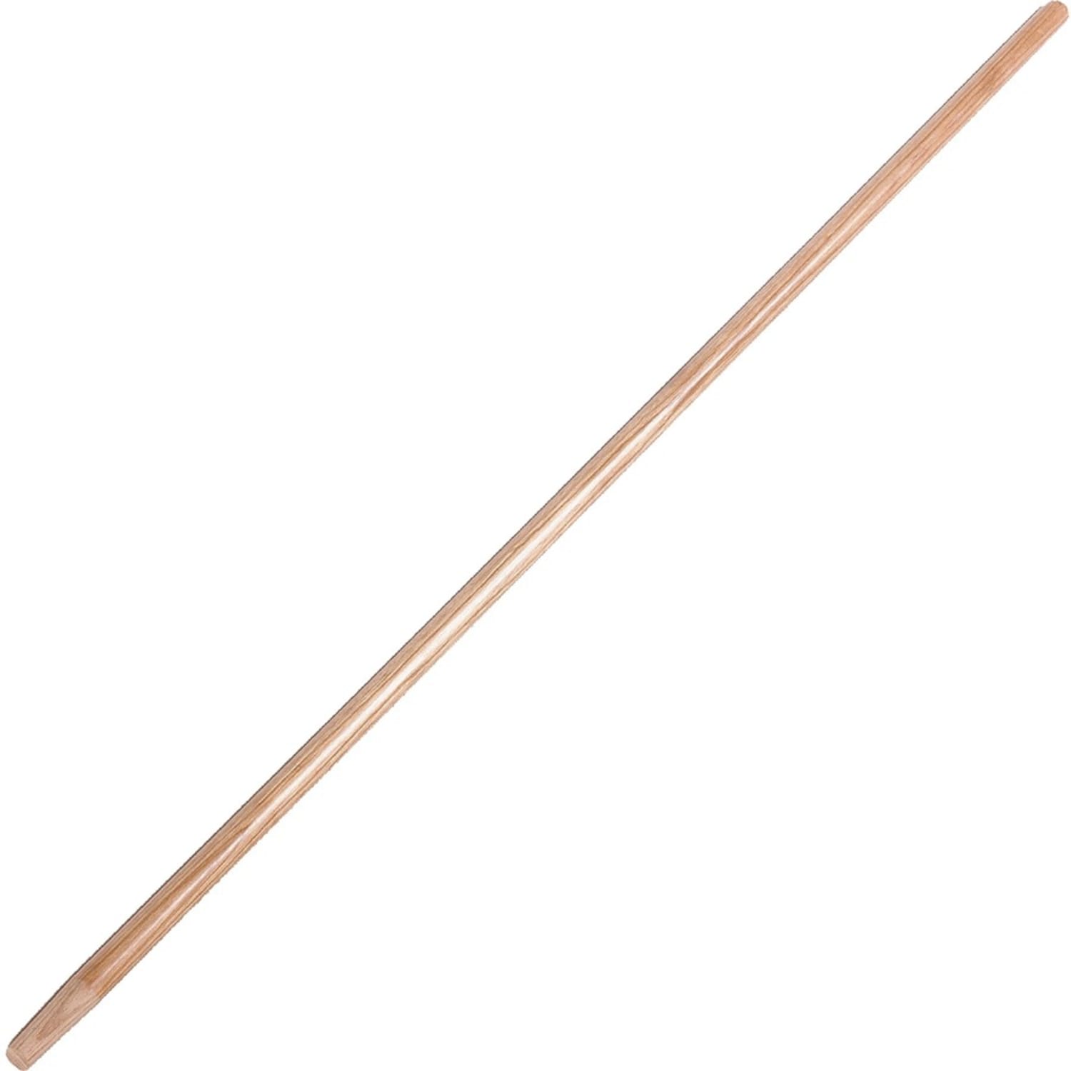 Ettore Floor Squeegee Wooden Pole Handle - 54in Length x 1in Diameter - Natural - Wood - 6 / Carton - Image 3
