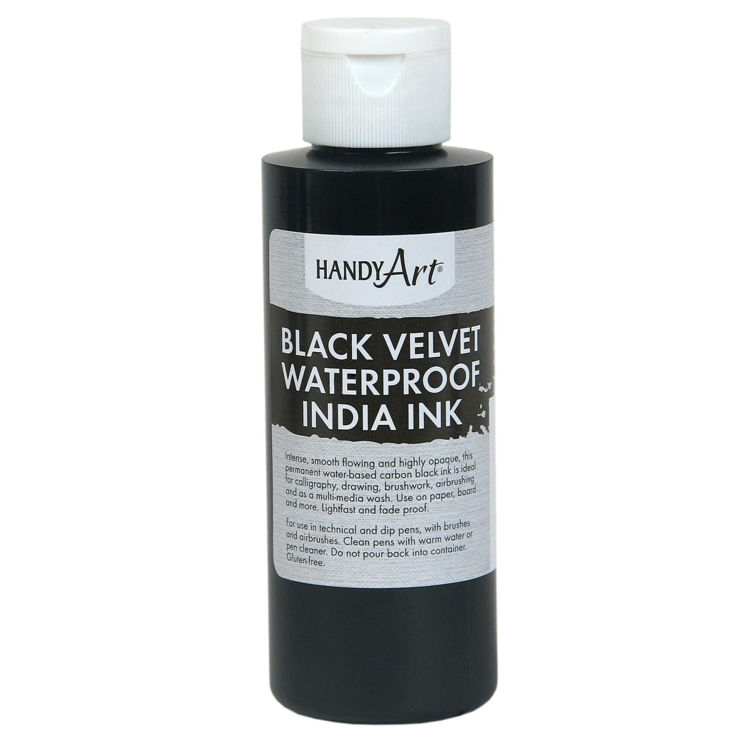 Handy Art Velvet India Ink, 4 Oz, Black, Pack Of 3 Bottles - Image 3