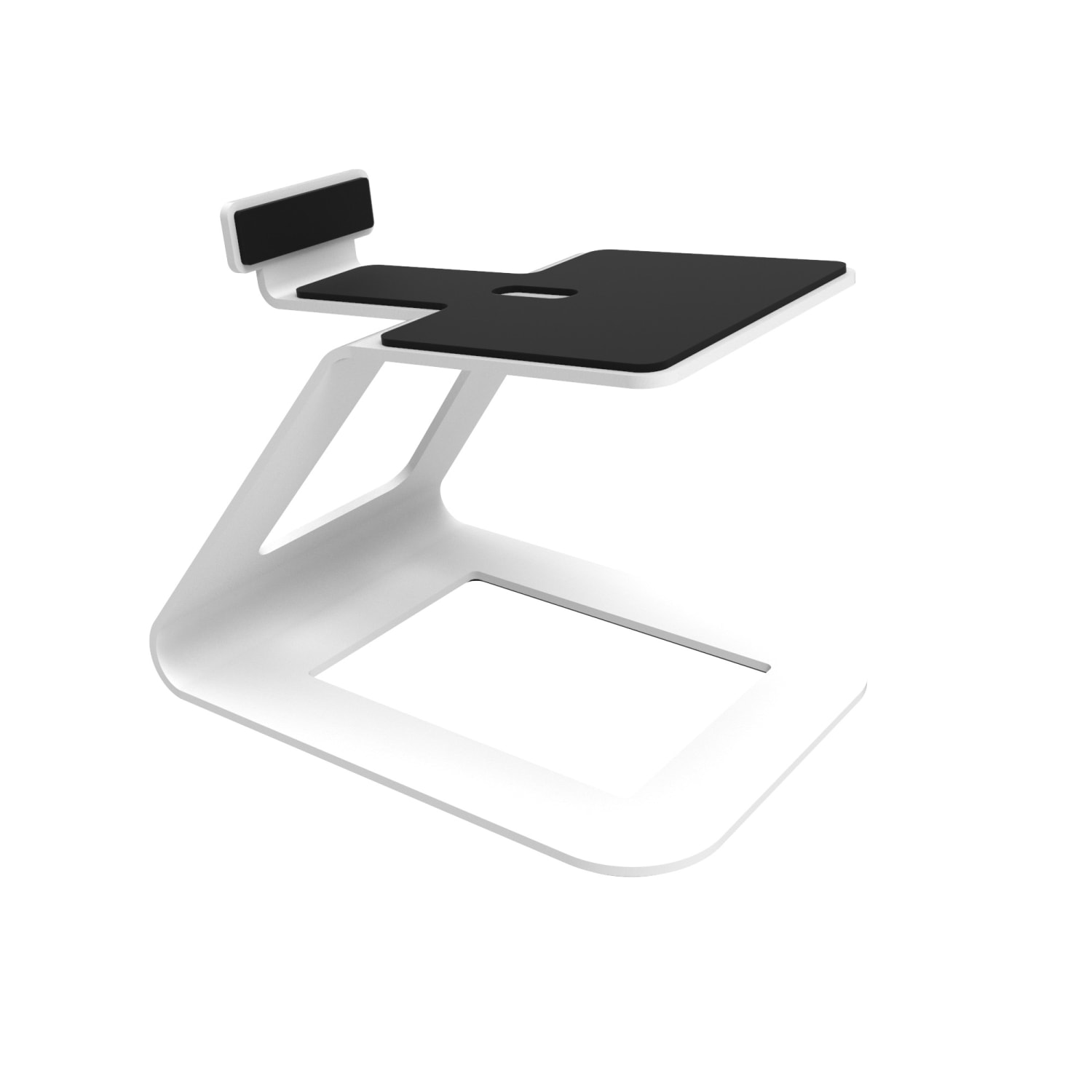 Kanto Desktop Speaker Stands SE6, 22 lb Load Capacity, 6.90inH, Desktop, Silicone, Steel, White - Image 4