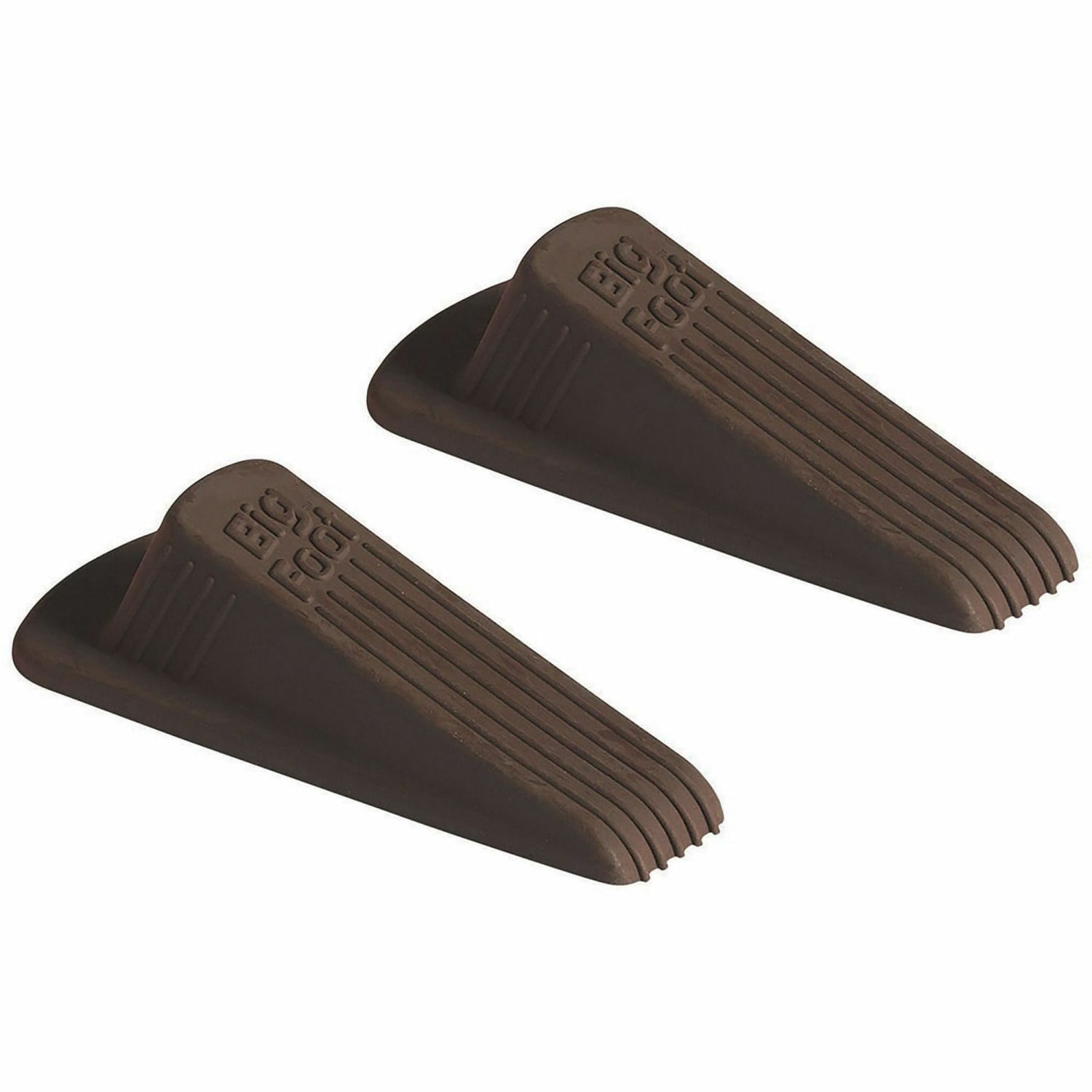 Master Caster Big Foot Doorstops, 1-1/4inH x 2inW x 4-3/4inD, Brown, Pack Of 2 - Image 3