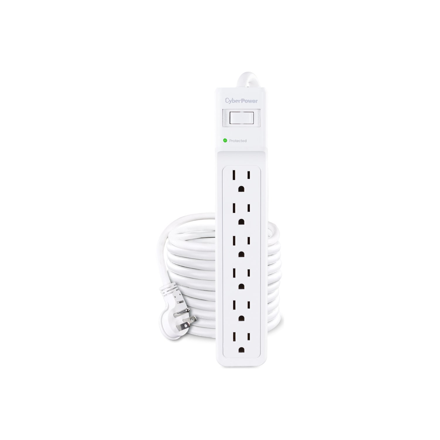 CyberPower B625 Essential 6 - Outlet Surge Protector with 1500 J Surge Suppression - Clamping Voltage 600V, 25 ft Cord, NEMA  - B625