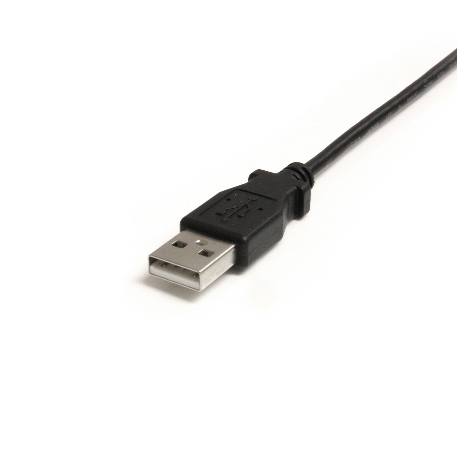 StarTech.com 6 ft Mini USB Cable - A to Right Angle Mini B - Connect your Mini USB devices, with the cable out of the way - 6ft Mini USB Cable - 6 ft A to Mini B Cable - 6ft USB 2.0 Mini USB Cable - USB to Mini USB Cable - Mini USB Cord - Image 4