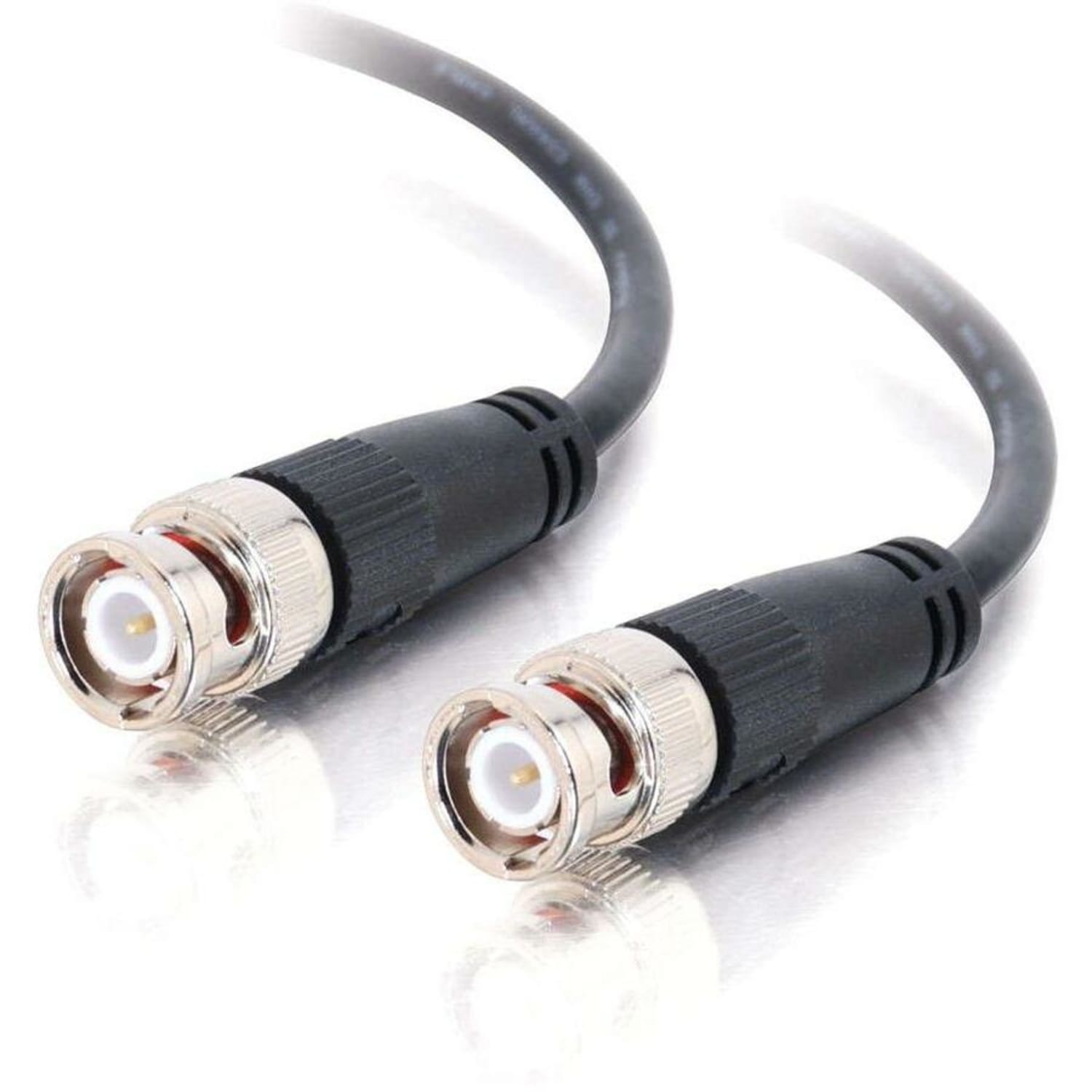 C2G 15ft RG58 BNC Thinnet Coax Cable - BNC Male - BNC Male - 15ft - Black - Image 3