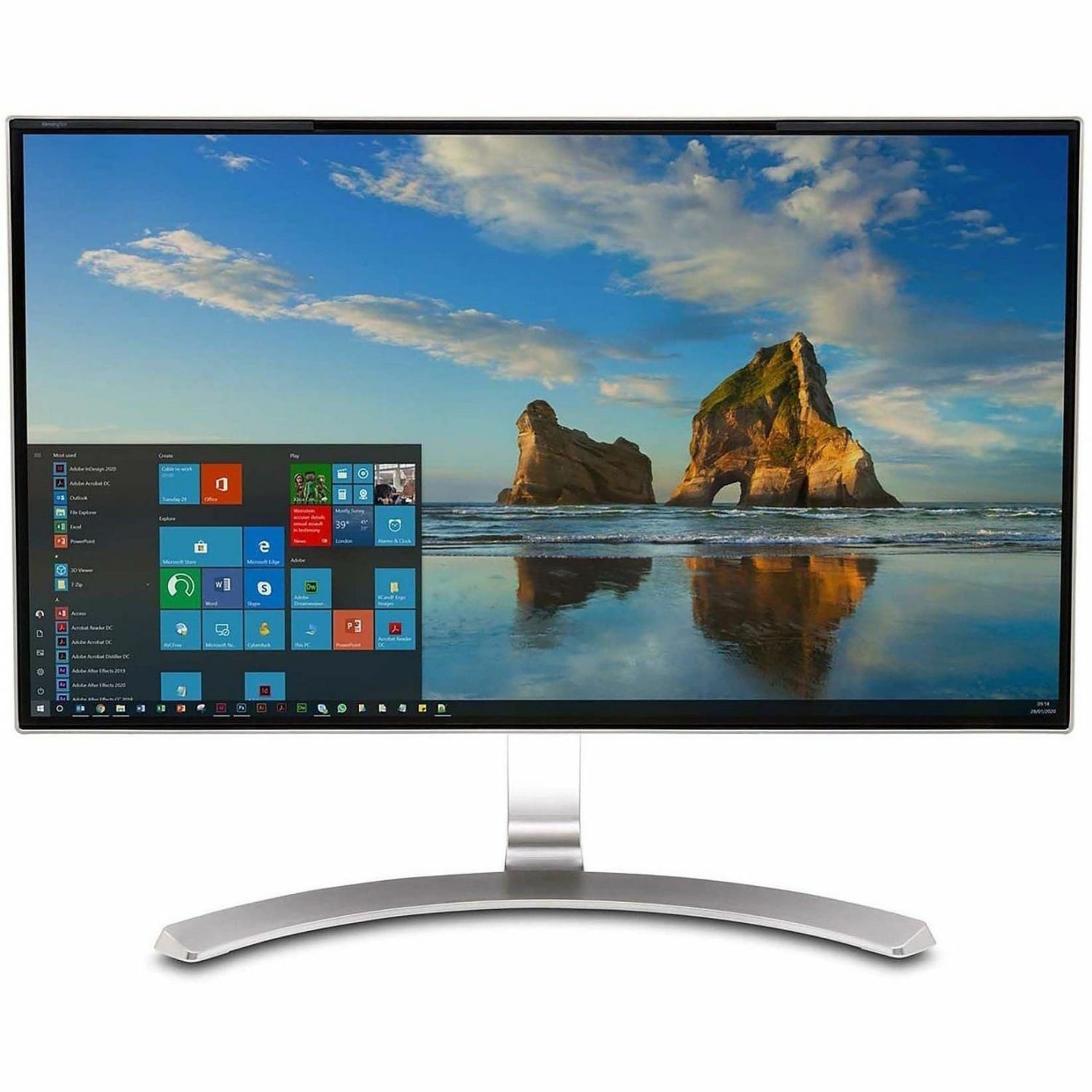 Kensington MagPro 27.0in Monitor Privacy Screen with Magnetic Strip Black - For 27in Widescreen LCD Monitor - 16:9 - Scratch Resistant, Damage Resistant - Anti-glare - 1 Each - Image 3