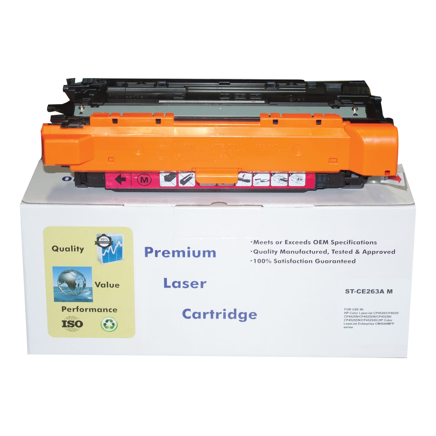 M&A Global Remanufactured Yellow Toner Cartridge Replacement For HP CF502A CMA, 202A - Image 3