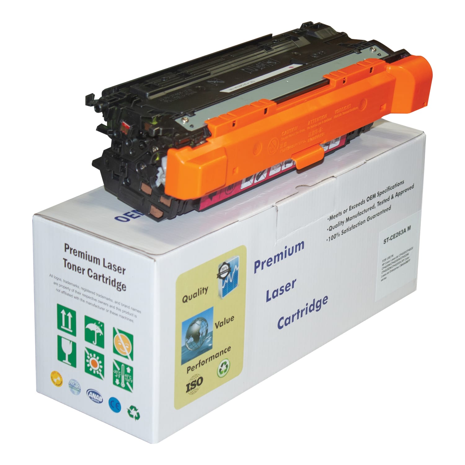 M&A Global Remanufactured Yellow Toner Cartridge Replacement For HP CF502A CMA, 202A - Image 4
