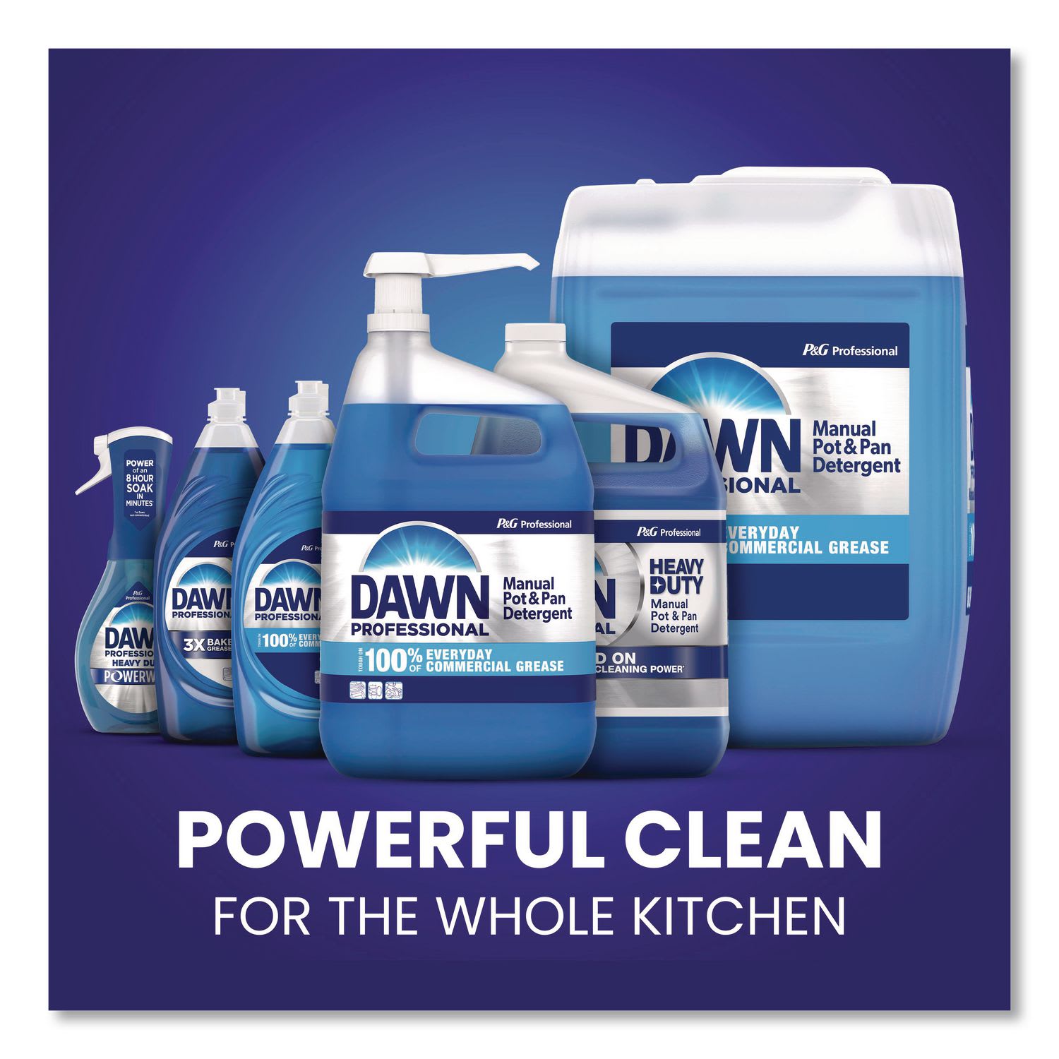 Dawn Professional Manual Pot and Pan Dish Detergent with Pump, Original Scent, 1 Gallon, Carton Of 2 Bottles - Image 4