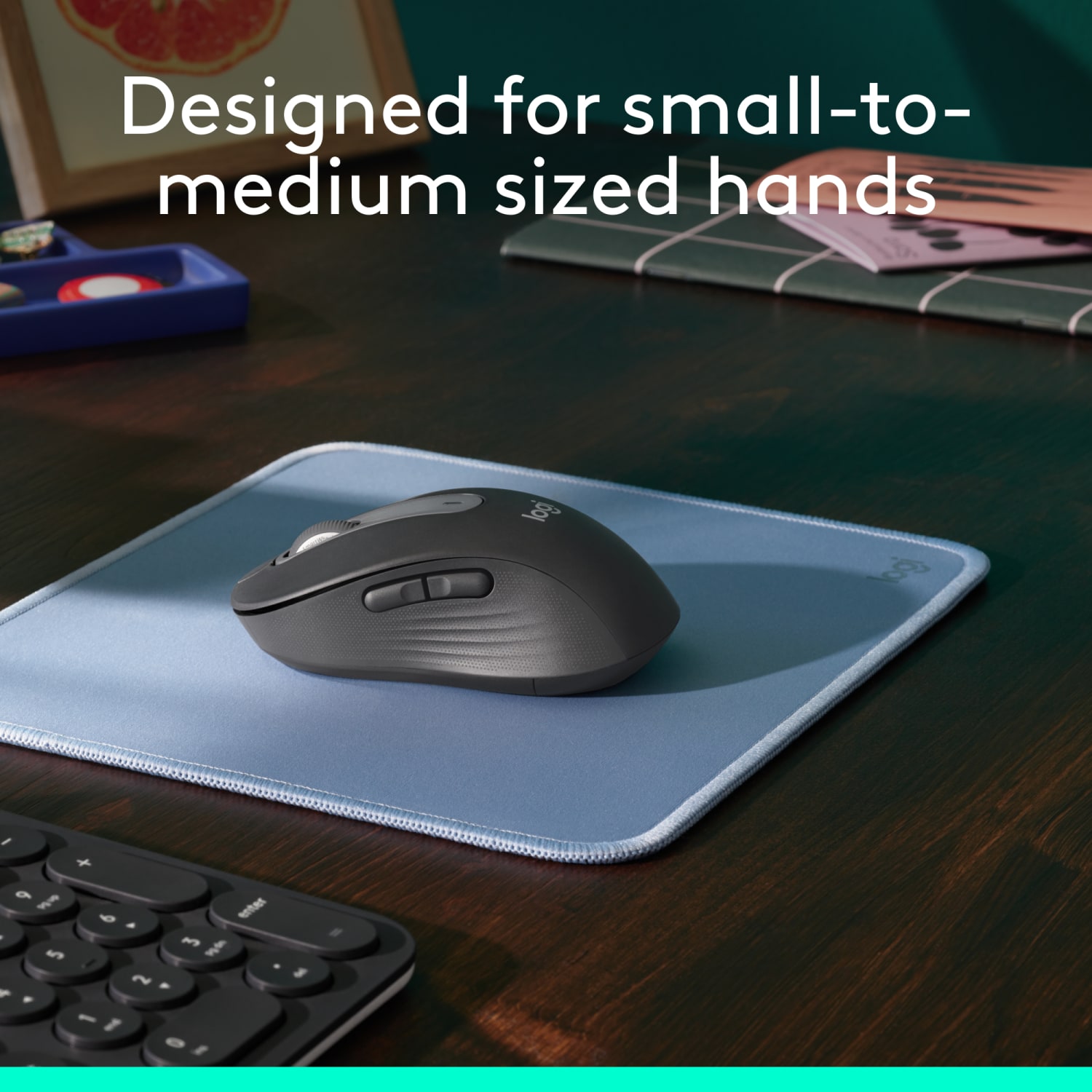 Logitech Signature M650 Wireless Mouse, Graphite - Image 4