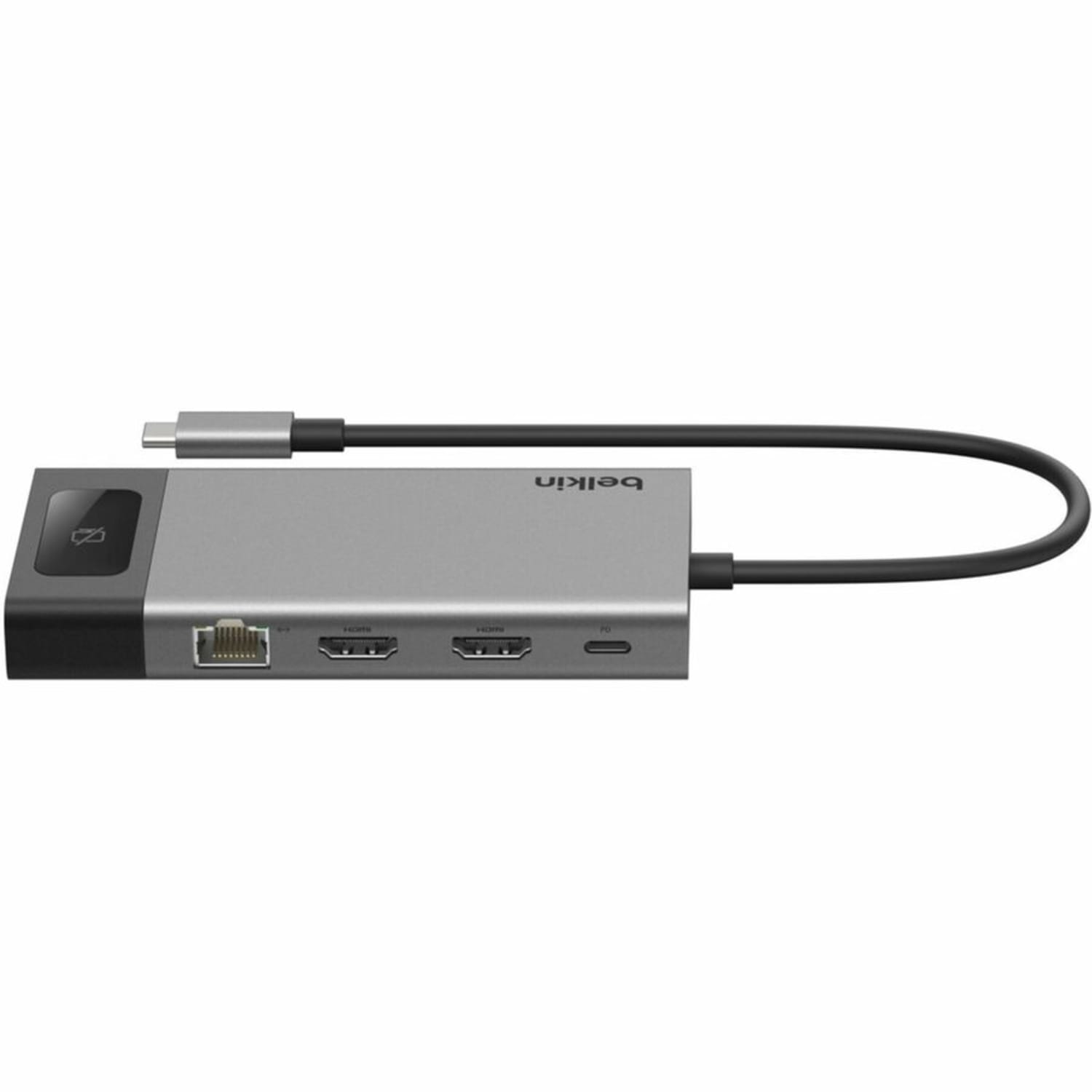 Belkin Connect 8-Port Dual Display USB-C Hub For Display, Monitor, Workstation, Notebook, MacBook, Tablet, Smartphone - Image 3