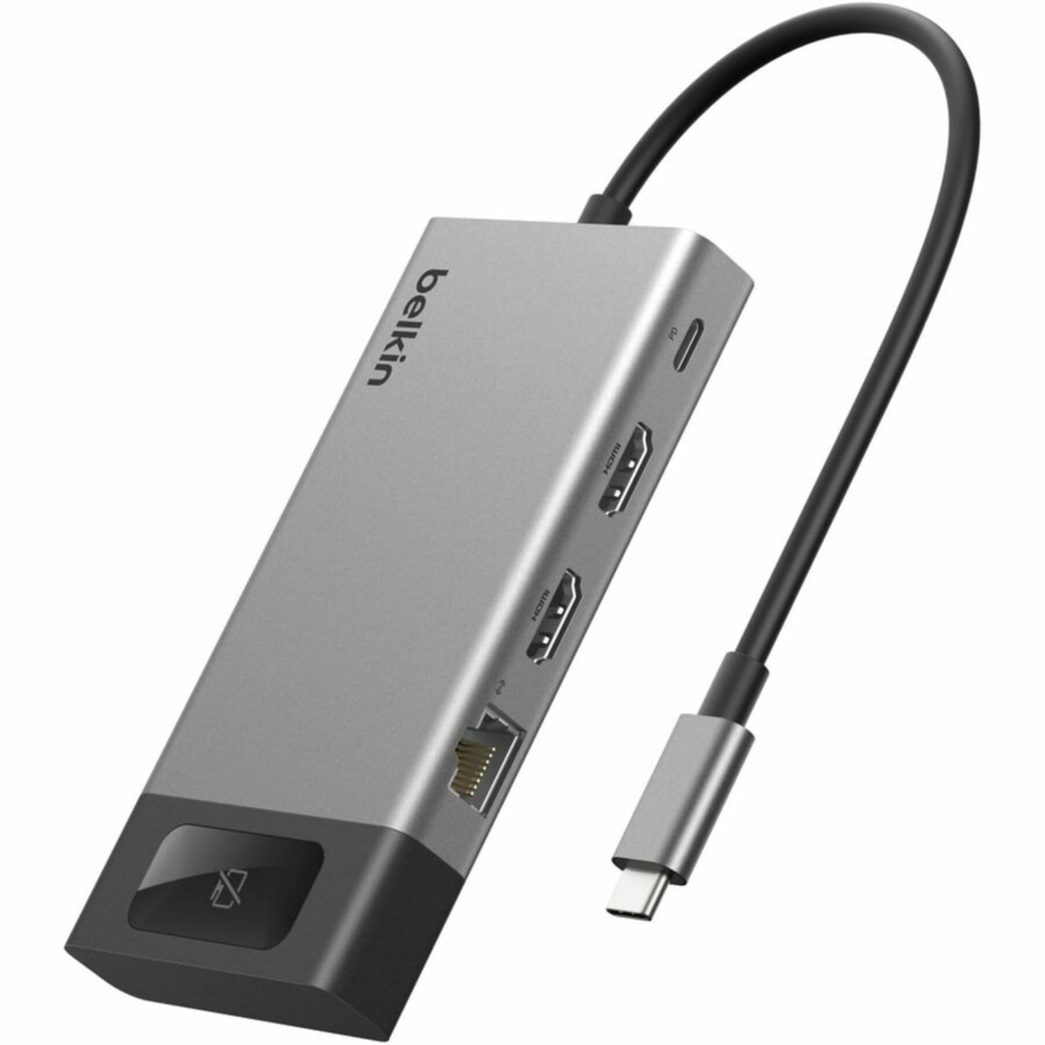 Belkin Connect 8-Port Dual Display USB-C Hub For Display, Monitor, Workstation, Notebook, MacBook, Tablet, Smartphone - Image 5
