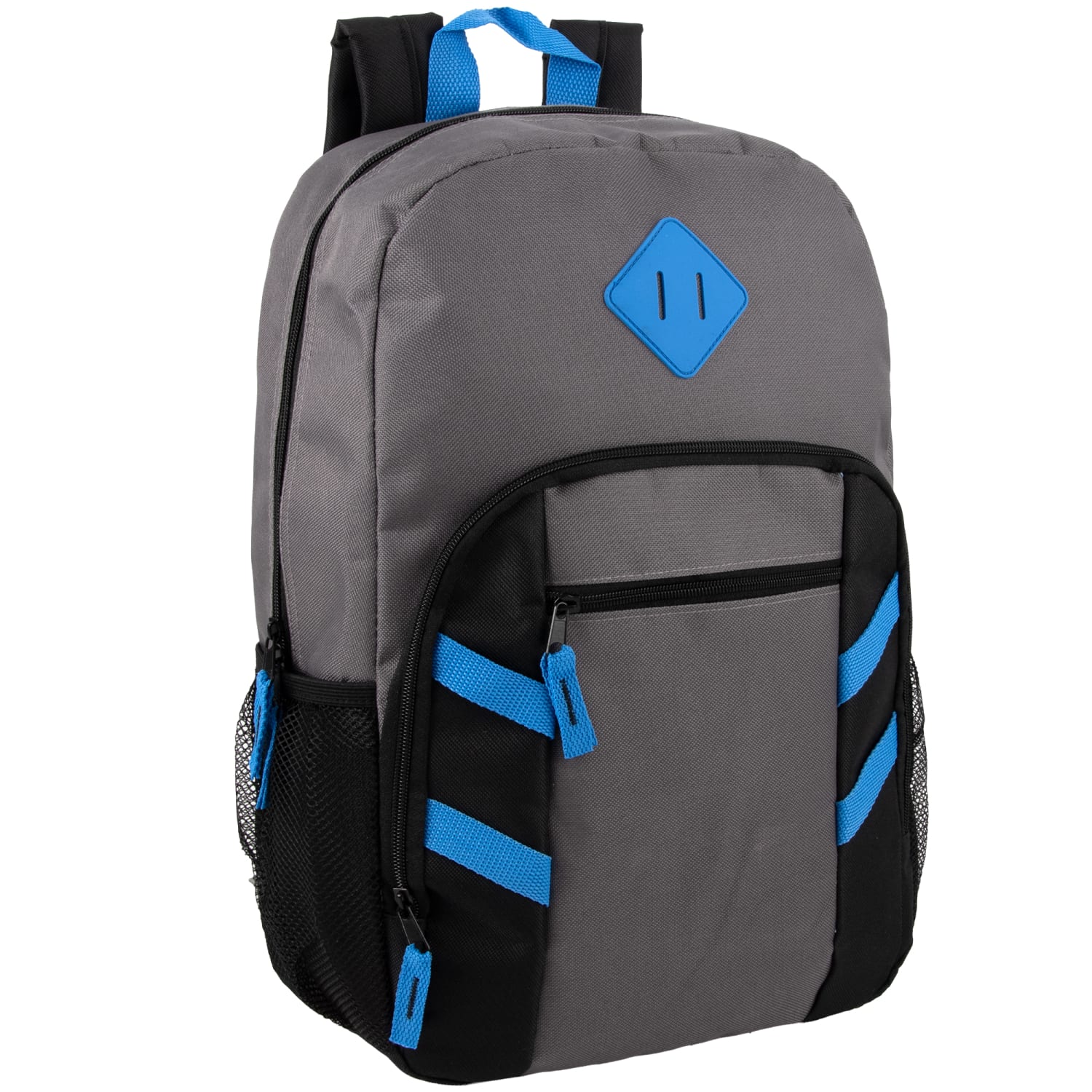 Trailmaker Mesh Side Pocket Backpacks, Black/Blue/Gray/Red, Total Qty 24 - Image 5