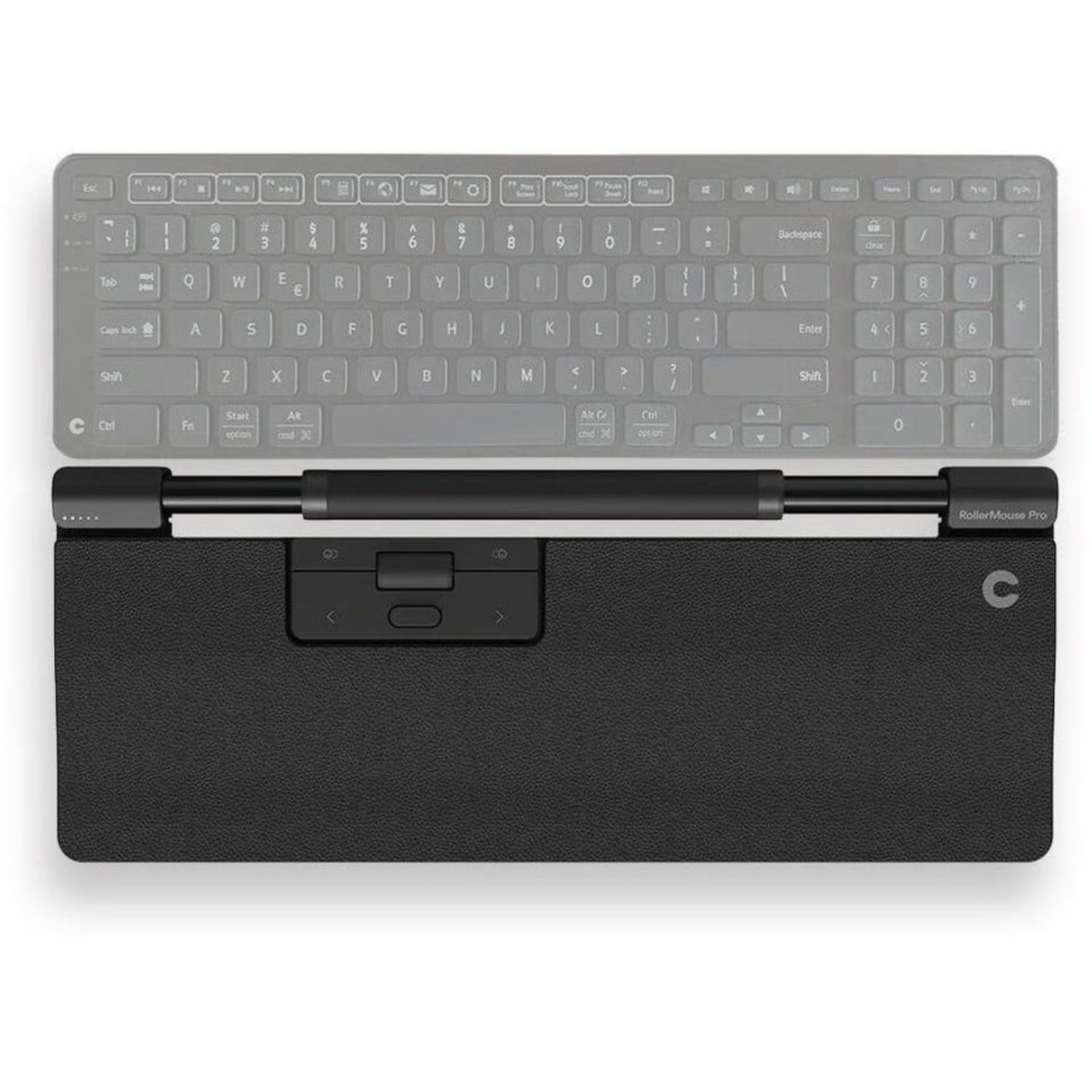 Contour RollerMouse Pro - Vegan Leather - Regular - Cable - Rechargeable - USB - 2800 dpi - Scroll Wheel - 6 Programmable Button(s) - Symmetrical - 3 Month Battery Run Time - Image 5