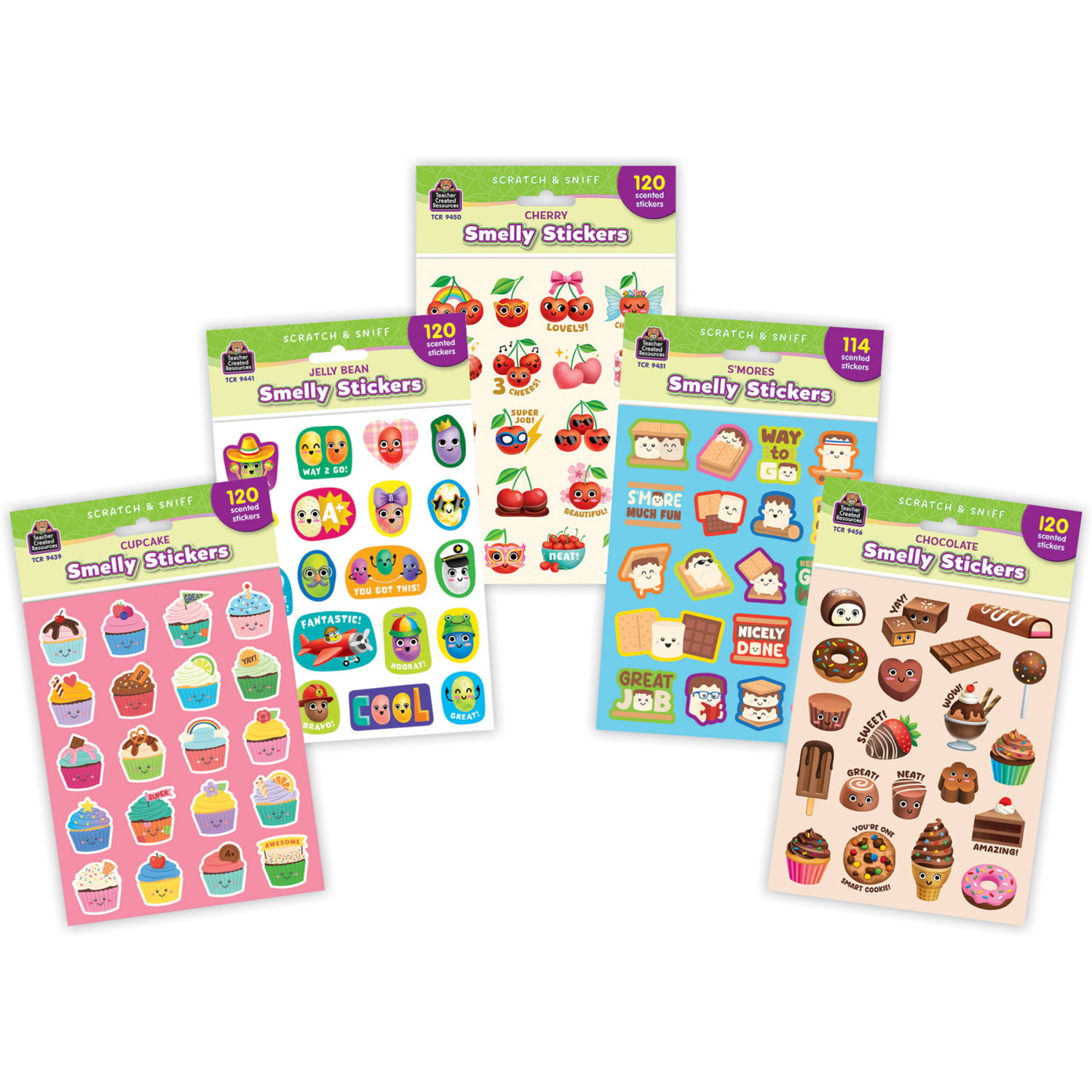Teacher Created Resources Smelly Stickers, Sweet Treats, 594 Stickers