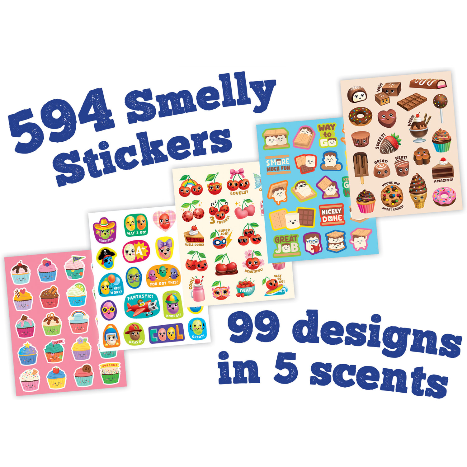 Teacher Created Resources Smelly Stickers, Sweet Treats, 594 Stickers - Image 3