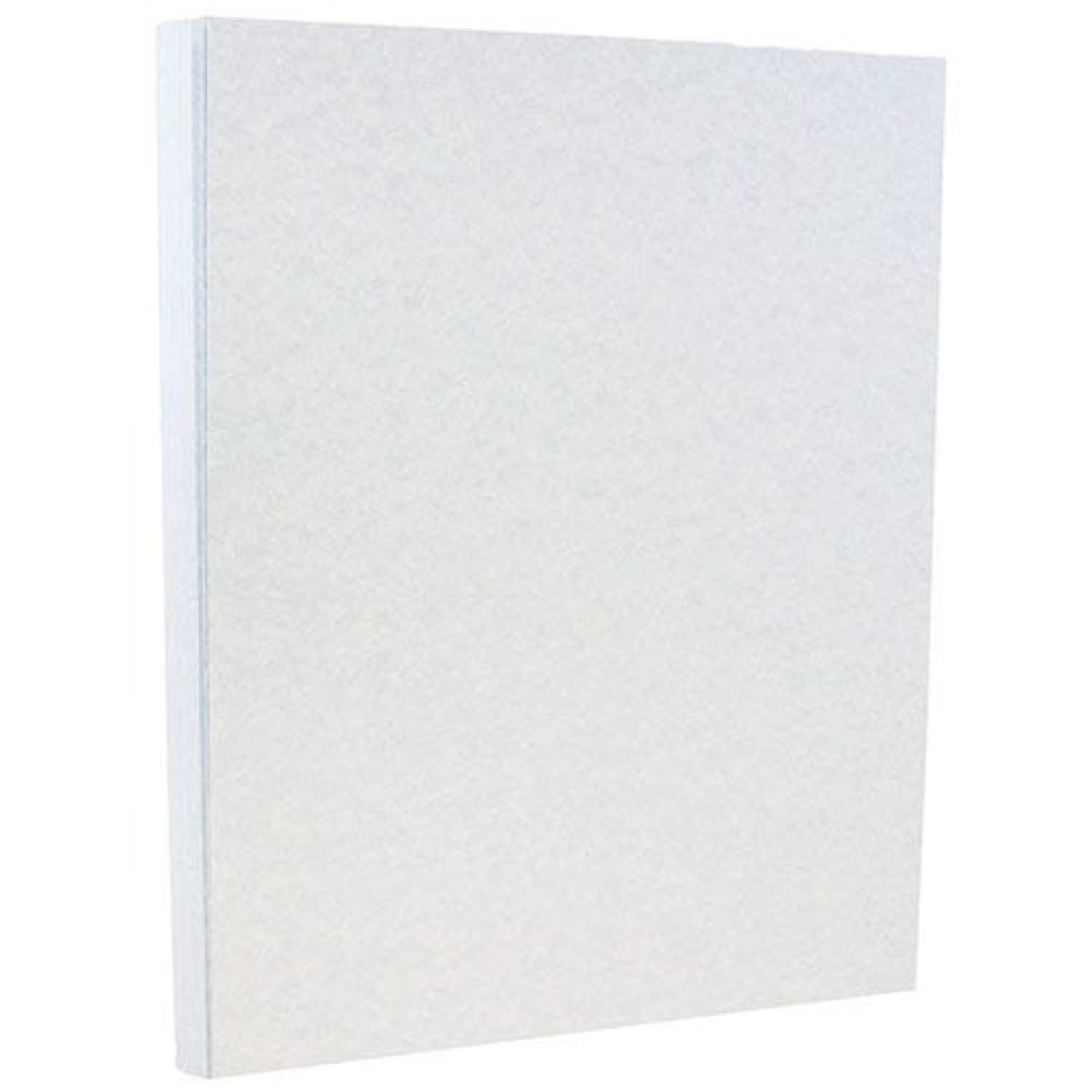 JAM Paper Card Stock, Blue Parchment, Letter (8.5in x 11in), 65 Lb, Pack Of 50