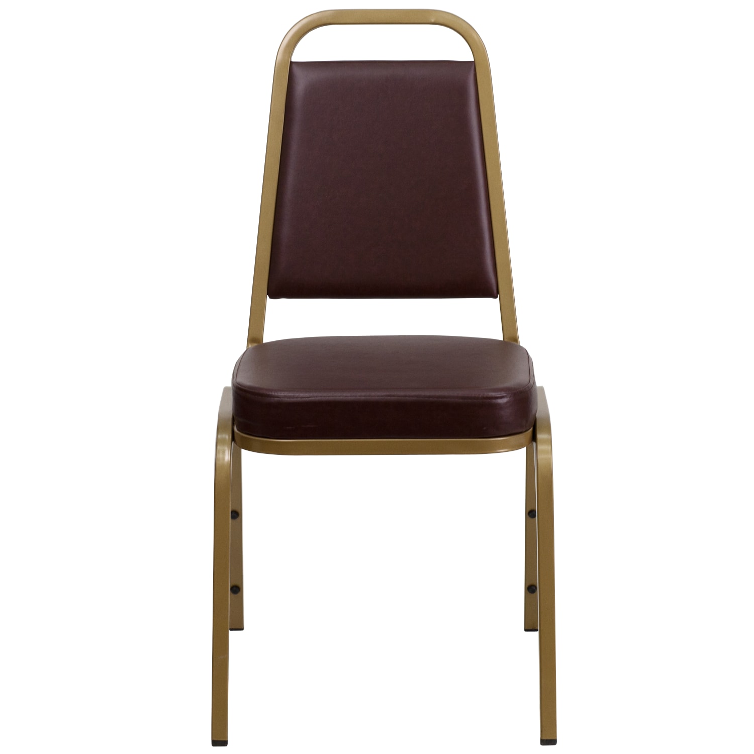 Flash Furniture HERCULES Series TrapezoidalBack Stacking Banquet Chair With 212in Thick Seat BrownGold PopularChairscom Flash Furniture HERCULES Series Trapezoidal Back Stacking Banquet Chair With 2 12in Thick Seat BrownGold PopularChairscom