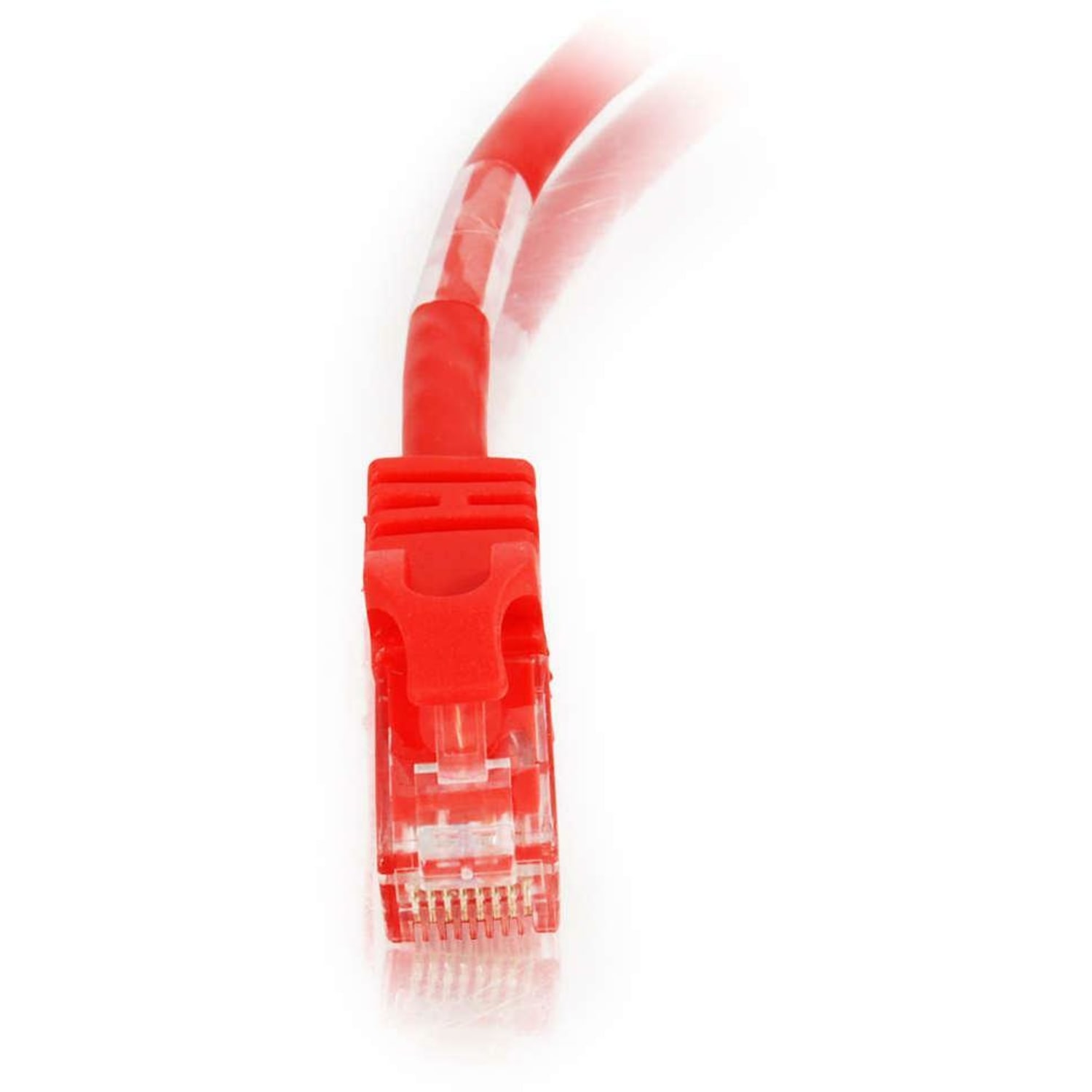 C2G-25ft Cat6 Snagless Crossover Unshielded (UTP) Network Patch Cable - Red - Category 6 for Network Device - RJ-45 Male - RJ-45 Male - Crossover - 25ft - Red - Image 3