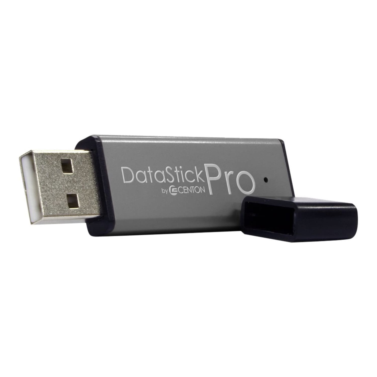 Centon DataStick Pro USB Flash Drives, USB 2.0, 64GB, Gray, Pack Of 5, S1-U2P5-64-5B - Image 6