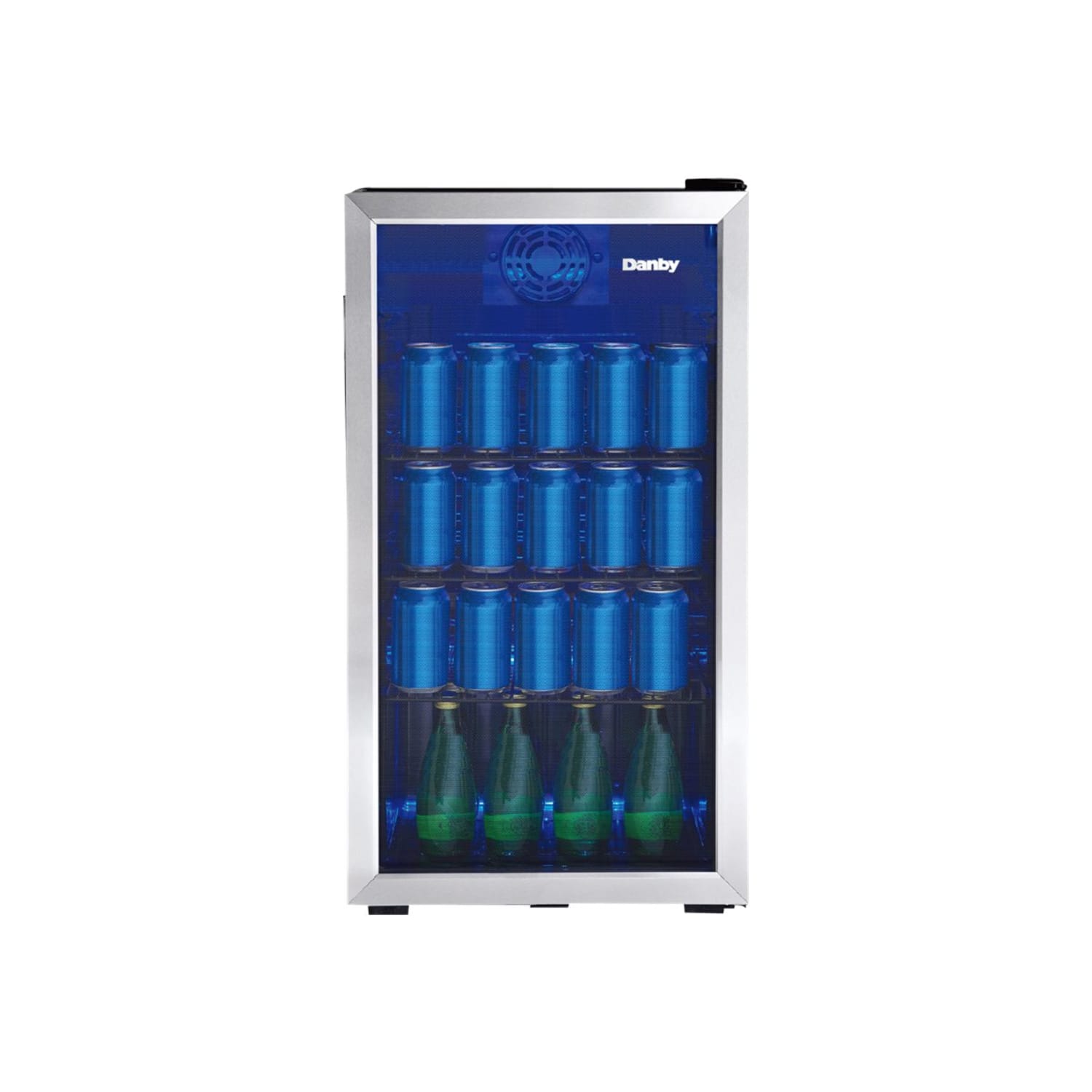 Danby DBC117A1BSSDB-6 - Drinks chiller - width: 17.5 in - depth: 19.7 in - height: 32.8 in - 3.1 cu. ft