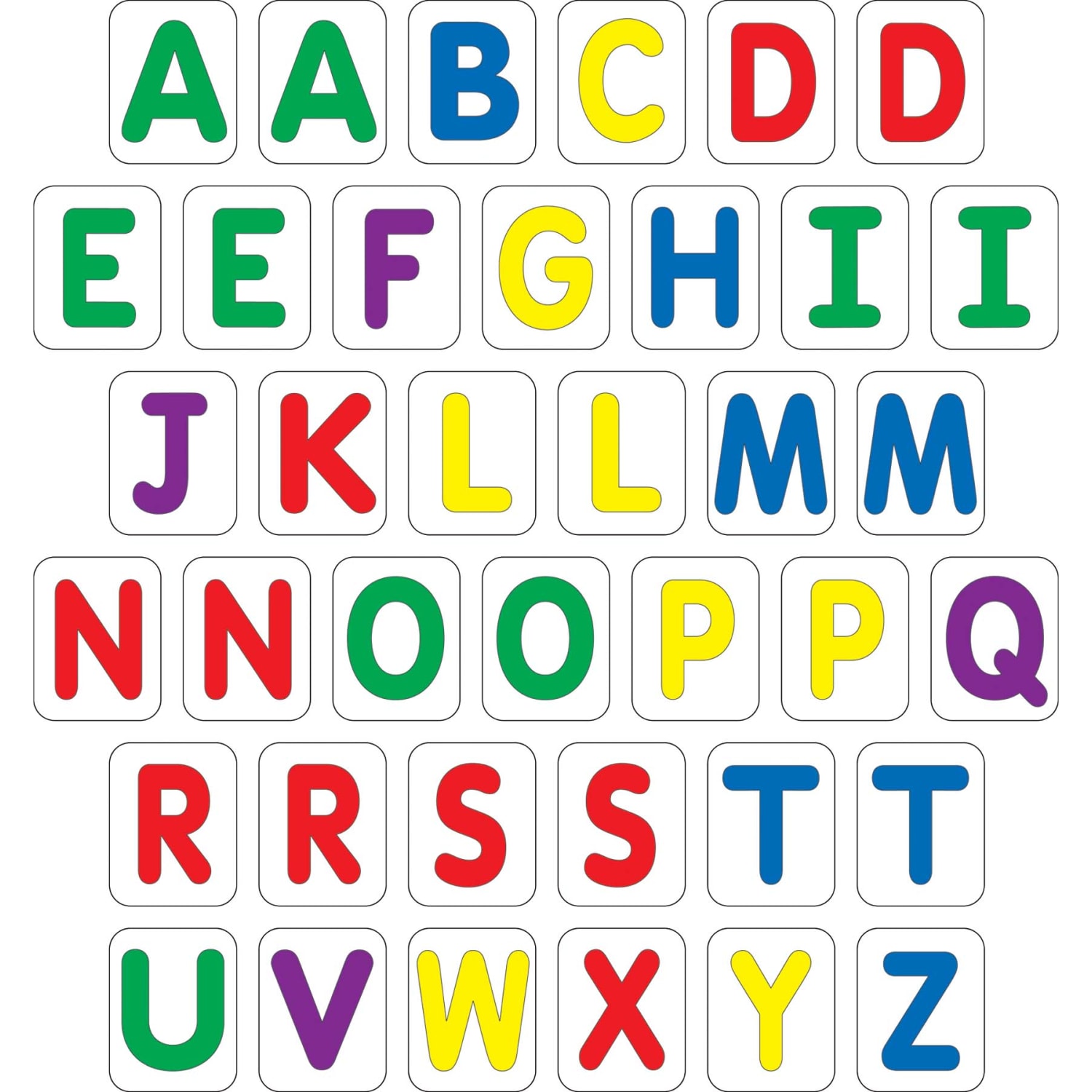 Barker Creek Magnets, Magnetic KidABCs, Uppercase Letters, Grades Pre-K-2, Pack Of 38 - Image 3