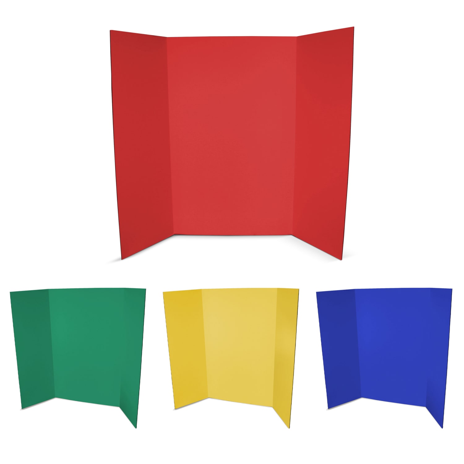 Flipside Products 1-Ply Project Board, 36in x 48in, Primary Colors, Pack Of 4