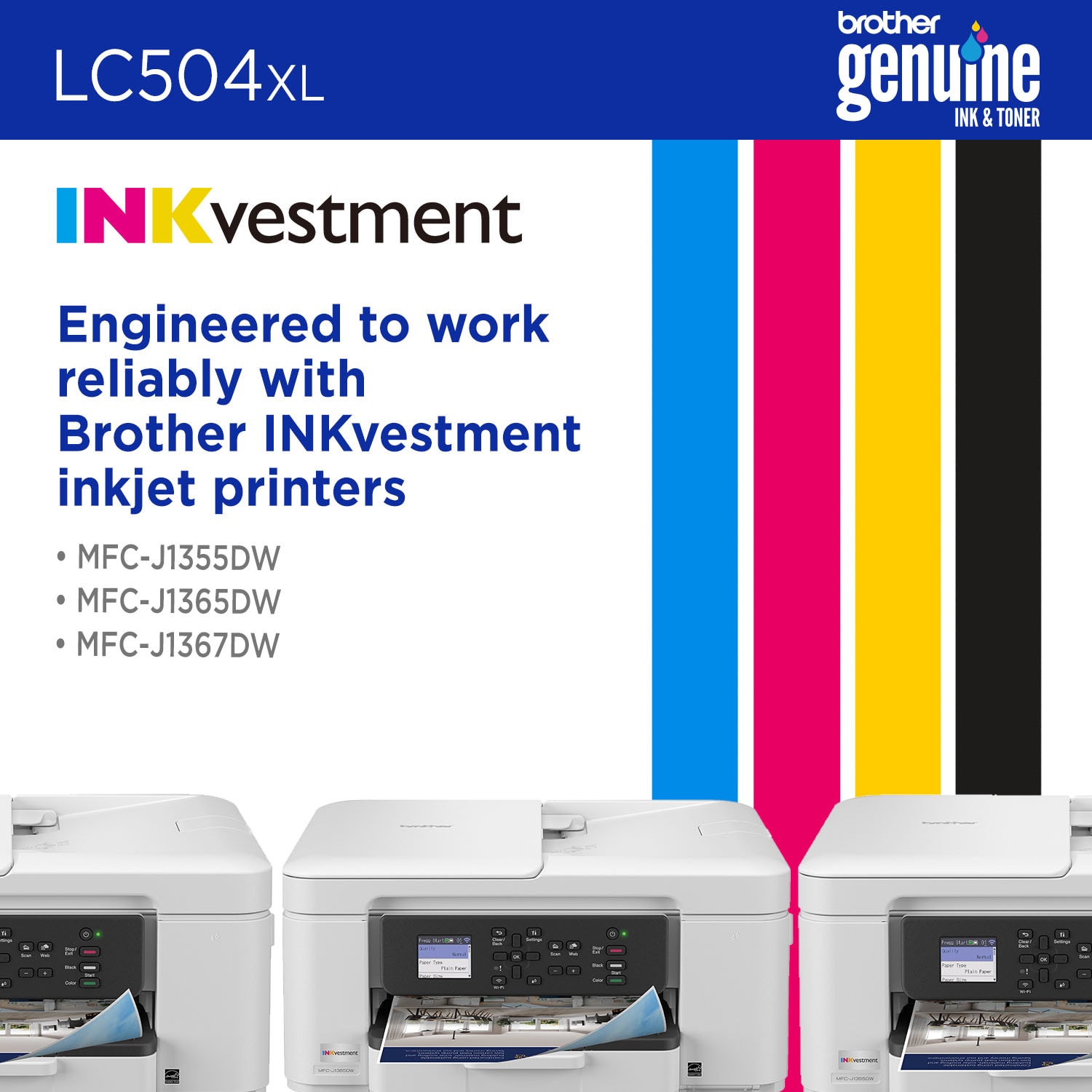Brother LC504XLBK Black High Yield Ink Cartridge - Image 6