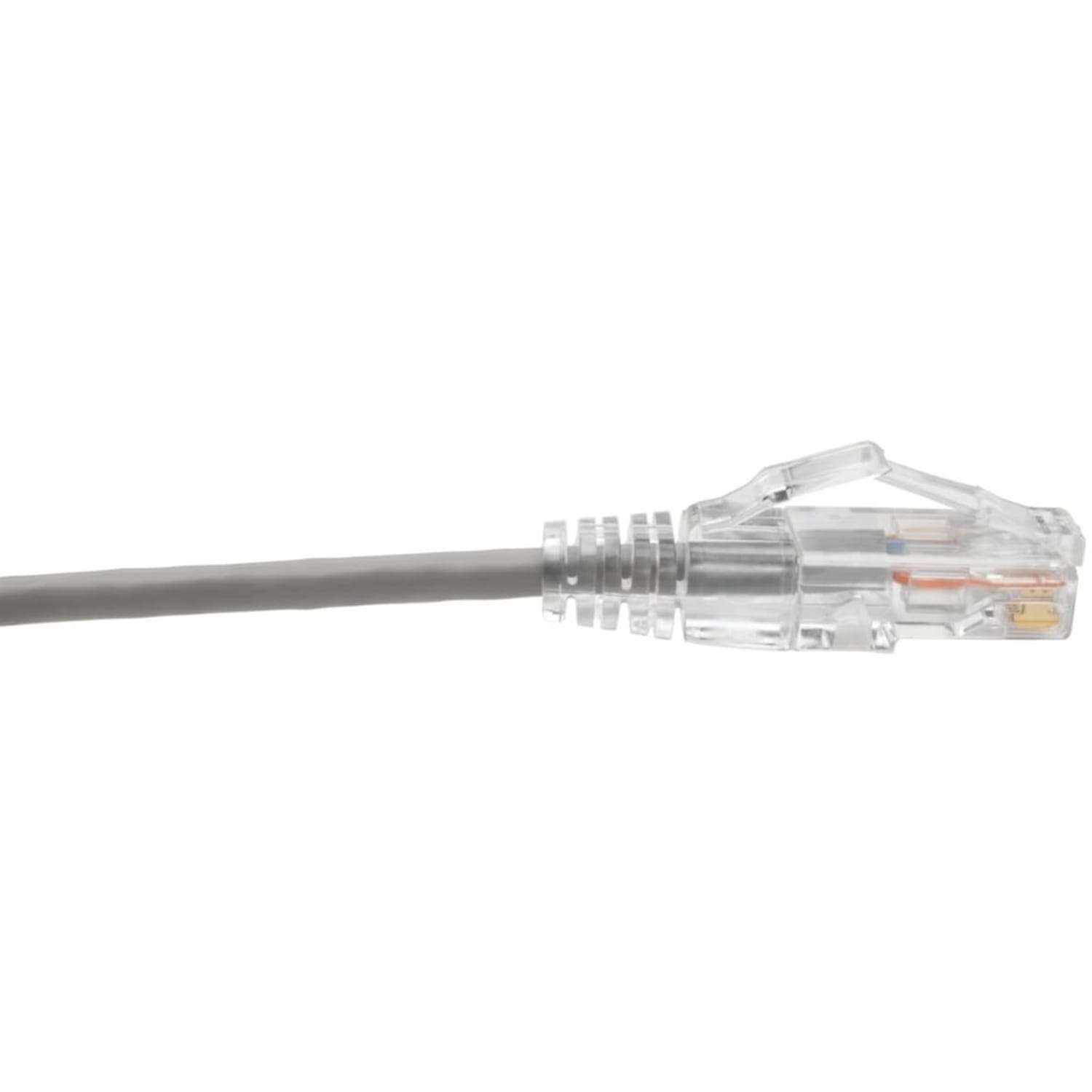 Tripp Lite Cat6 UTP Patch Cable (RJ45) - M/M, Gigabit, Snagless, Molded, Slim, Gray, 2 ft. - First End: 1x R - N201S02GY - Image 5