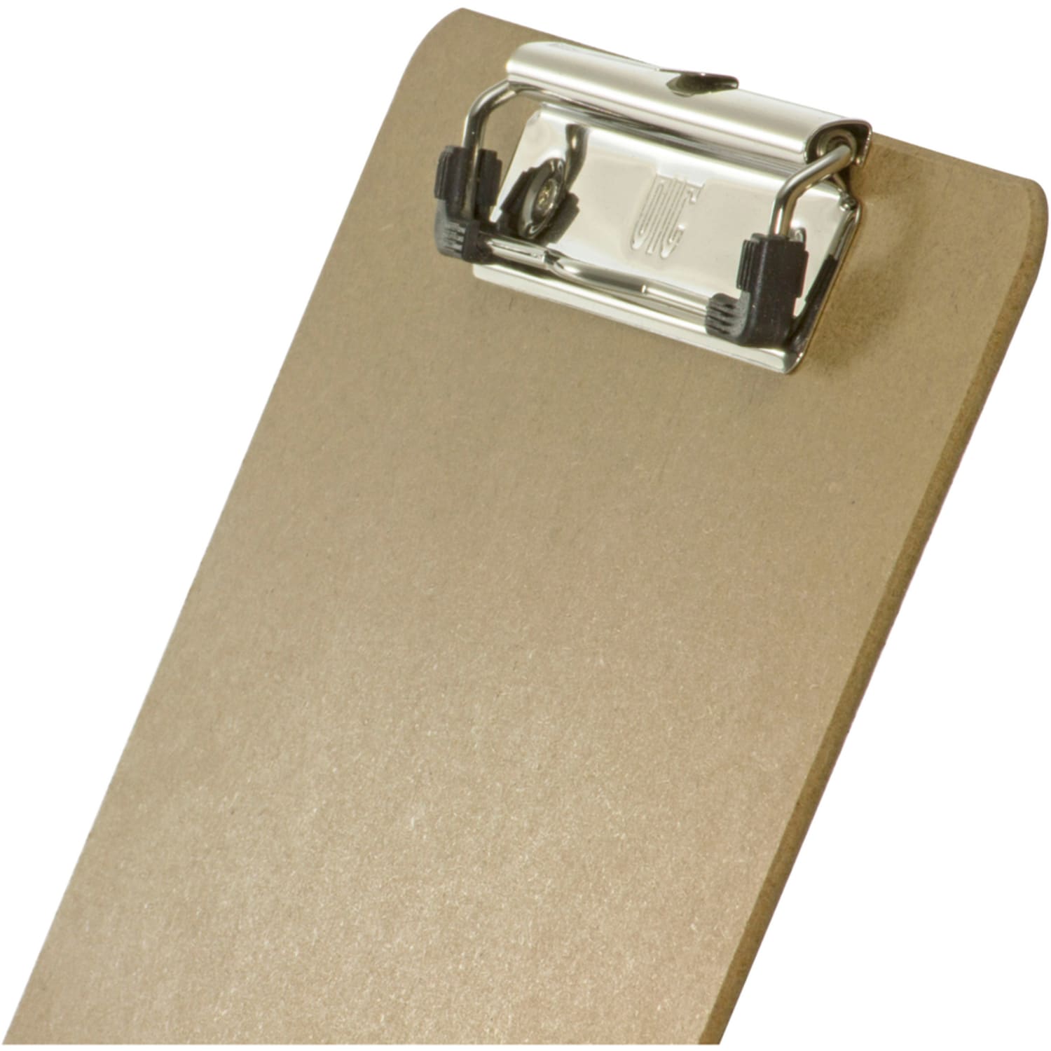 OIC Low-profile Clipboard - 1in Clip Capacity - 9in x 12 1/2in - Low-profile - Hardboard - Brown - 1 Each - Image 4