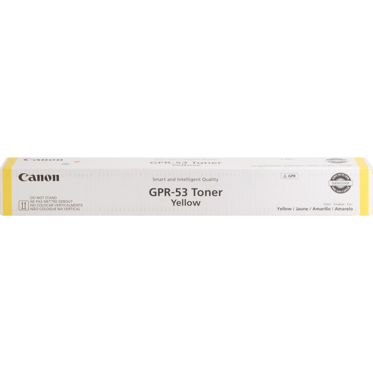 Canon GPR-53 Original Laser Toner Cartridge - Yellow - 1 Each - 19000 Pages - Image 4