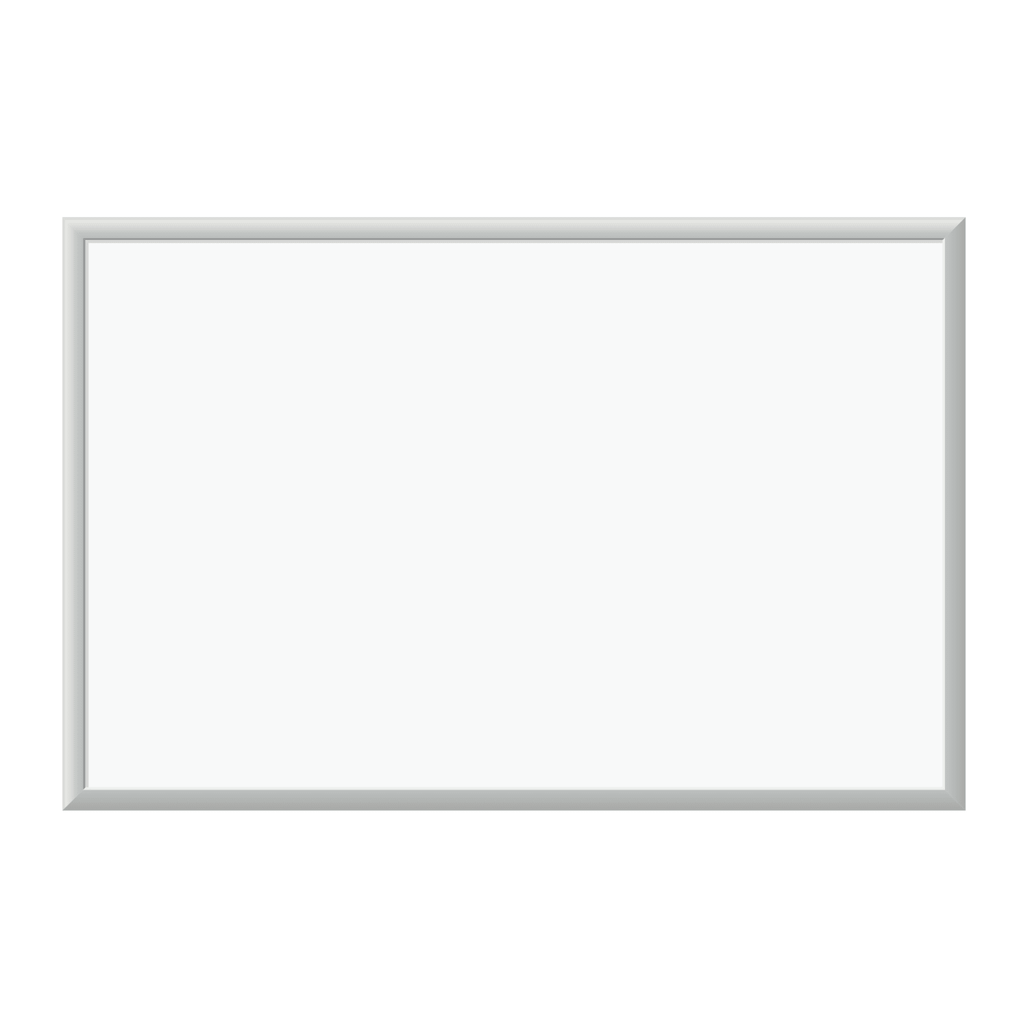 U Brands Magnetic Dry-Erase Board, 36in X 24in, Silver Aluminum Frame, Actual Size 35in X 23in (071U00-01)
