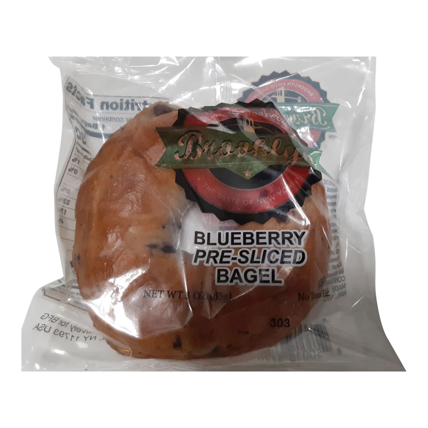 Brooklyn Food Group - Blueberry Bagels Sliced - 24 - 3 oz.