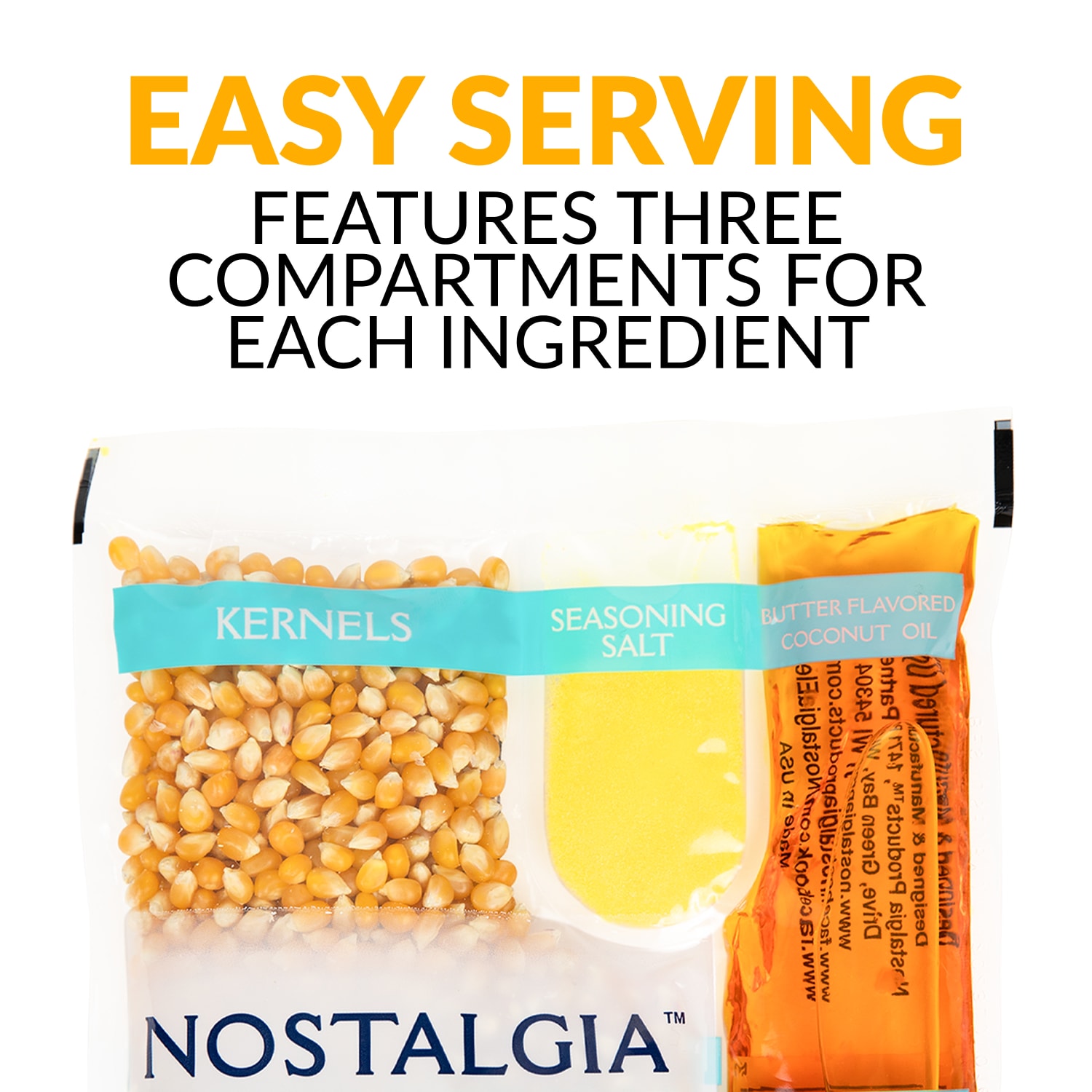 Nostalgia Electrics Best Tasting Premium Popcorn All-In-One Packs, 4 Oz, Case Of 24 Packs - Image 4