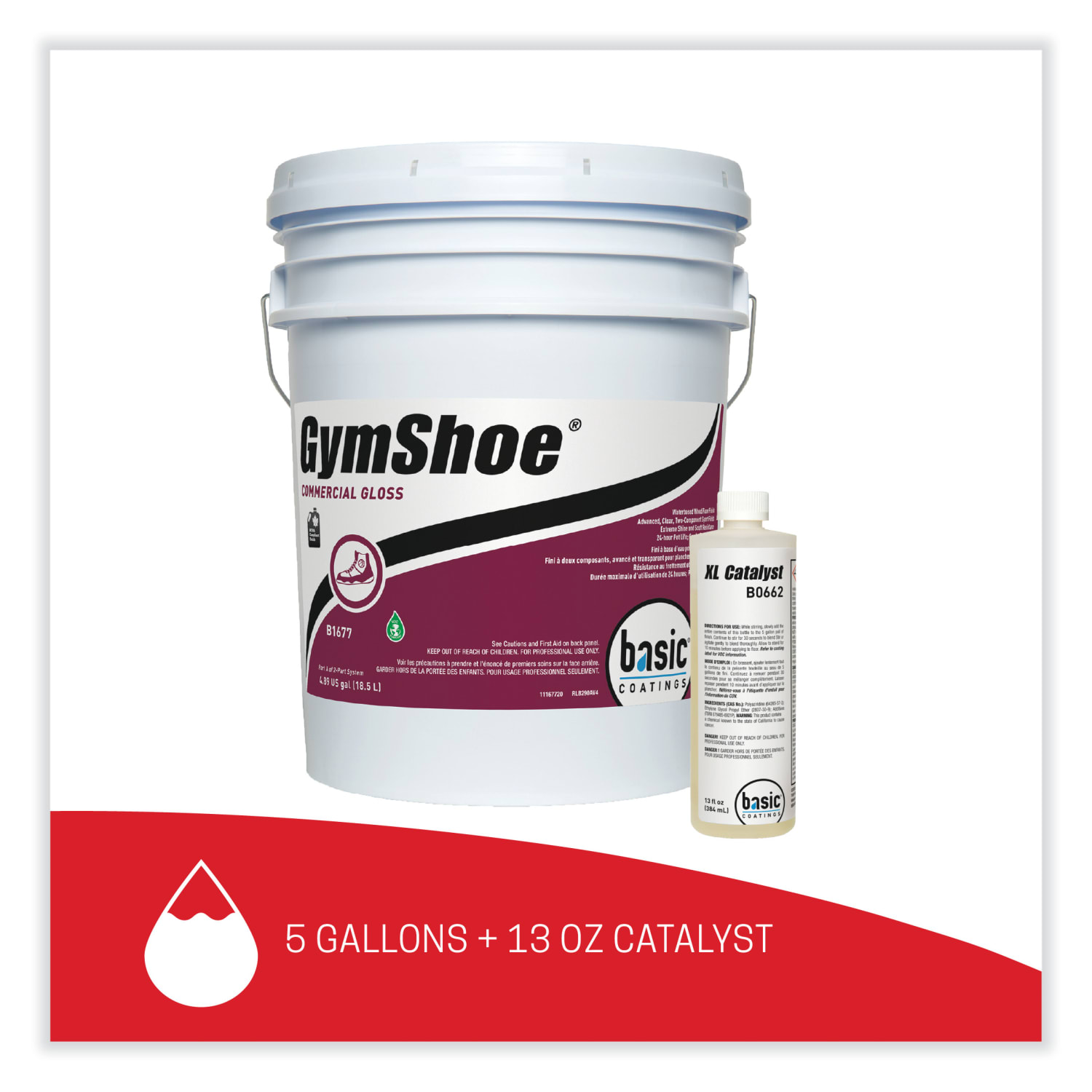 Betco GymShoe Gloss Sport Finish, Mild Scent, 5 Gallon - Image 3