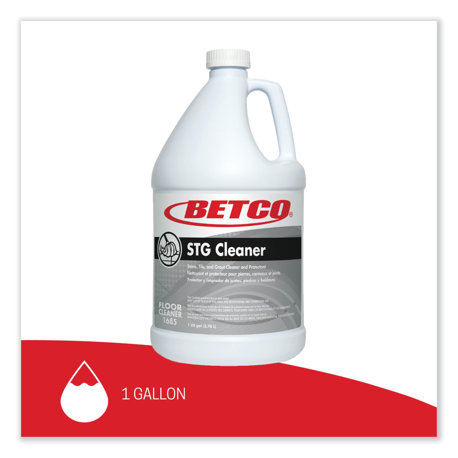 Betco Stone, Tile, Grout Cleaner And Protectant, Pleasant Scent, 1 Gallon, Carton Of 4 Bottles - Image 5