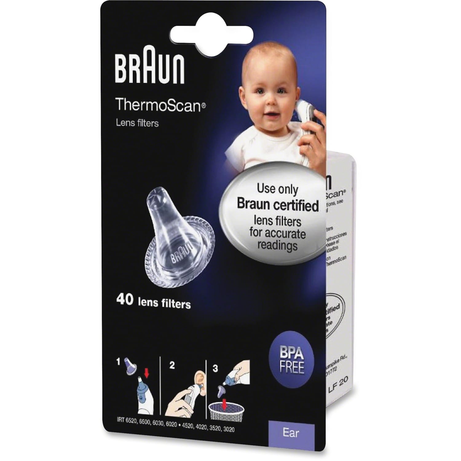 Braun Ear Thermometer Lens Filters, Box Of 40 - Image 4