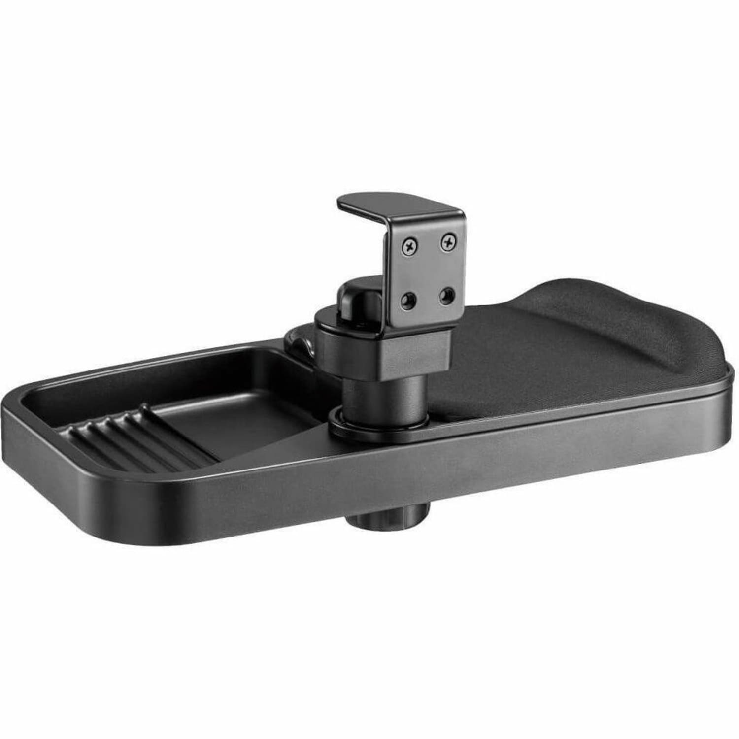 Eaton Tripp Lite Series Under-Desk Clamp-On Storage Tray with Built-In Mouse Pad and Wrist Rest - 6.60 lb Load Capacity - Image 3