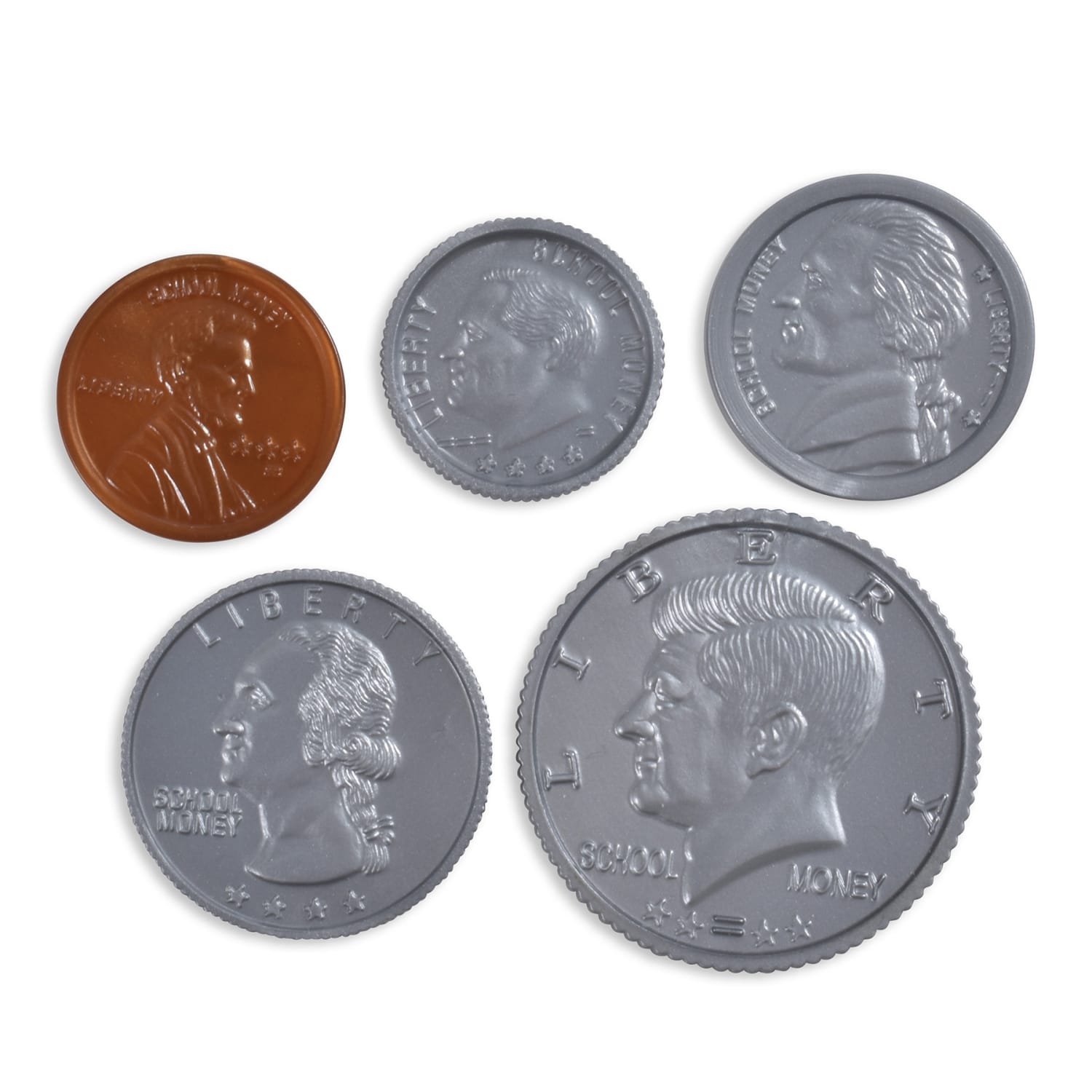 Learning Advantage Play Money Sets, Bills and Coins, Set Of 199 Pieces, Pack Of 3 Sets - Image 3