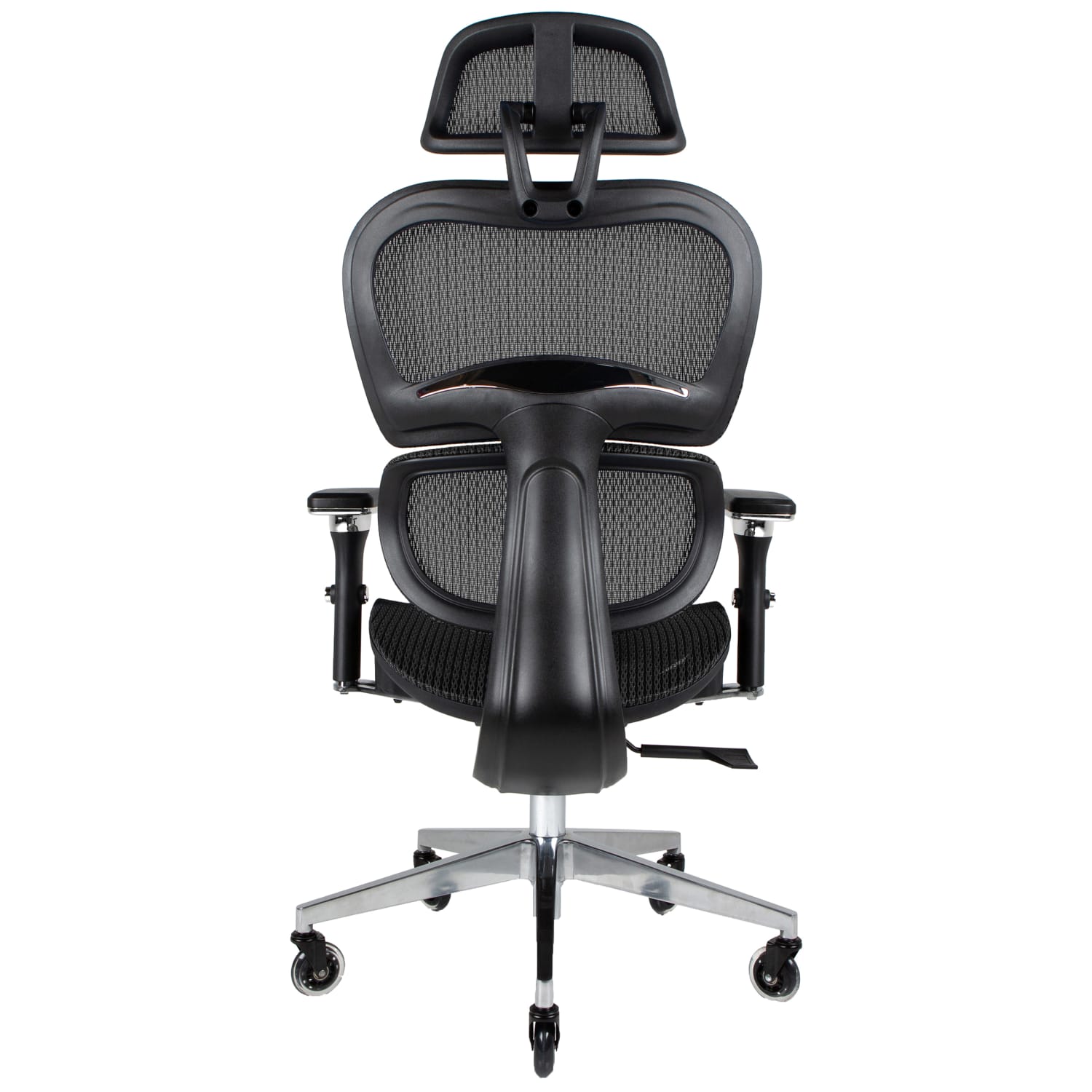 Nouhaus Ergo3D Ergonomic Fabric High-Back Office Chair, Black Coffee - Image 3