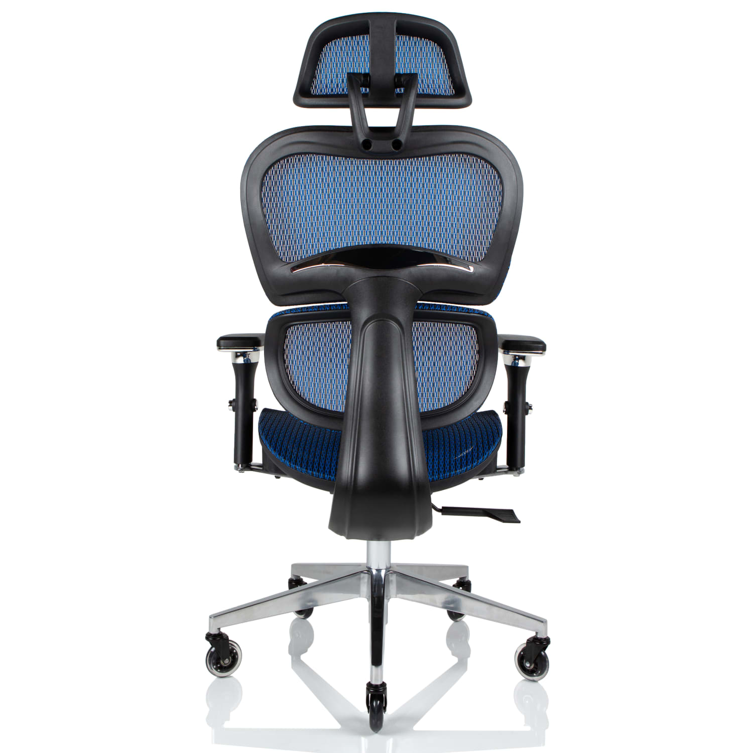 Nouhaus Ergo3D Ergonomic Fabric High-Back Office Chair, Brilliant Blue - Image 5